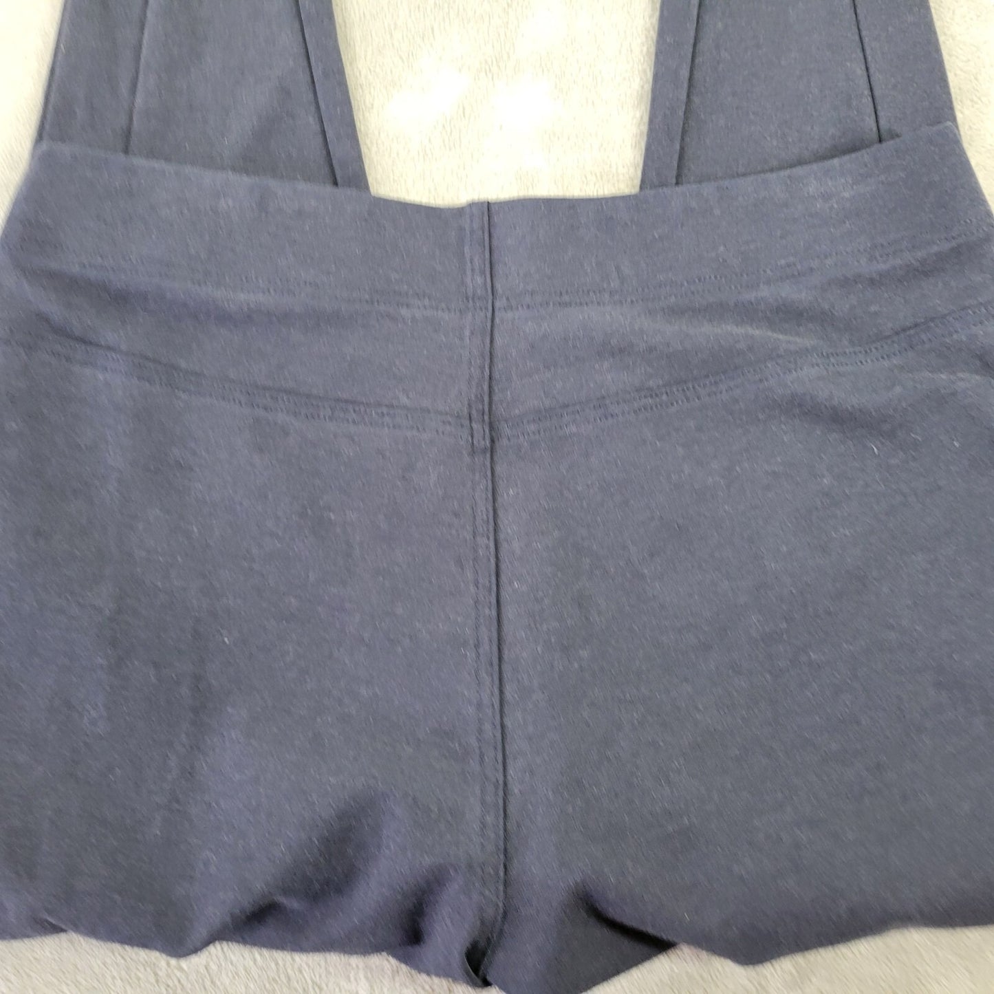 CJ Banks Women Pants 1X Plus Capri Pull On Blue Comfy Signature Slimming Tapered