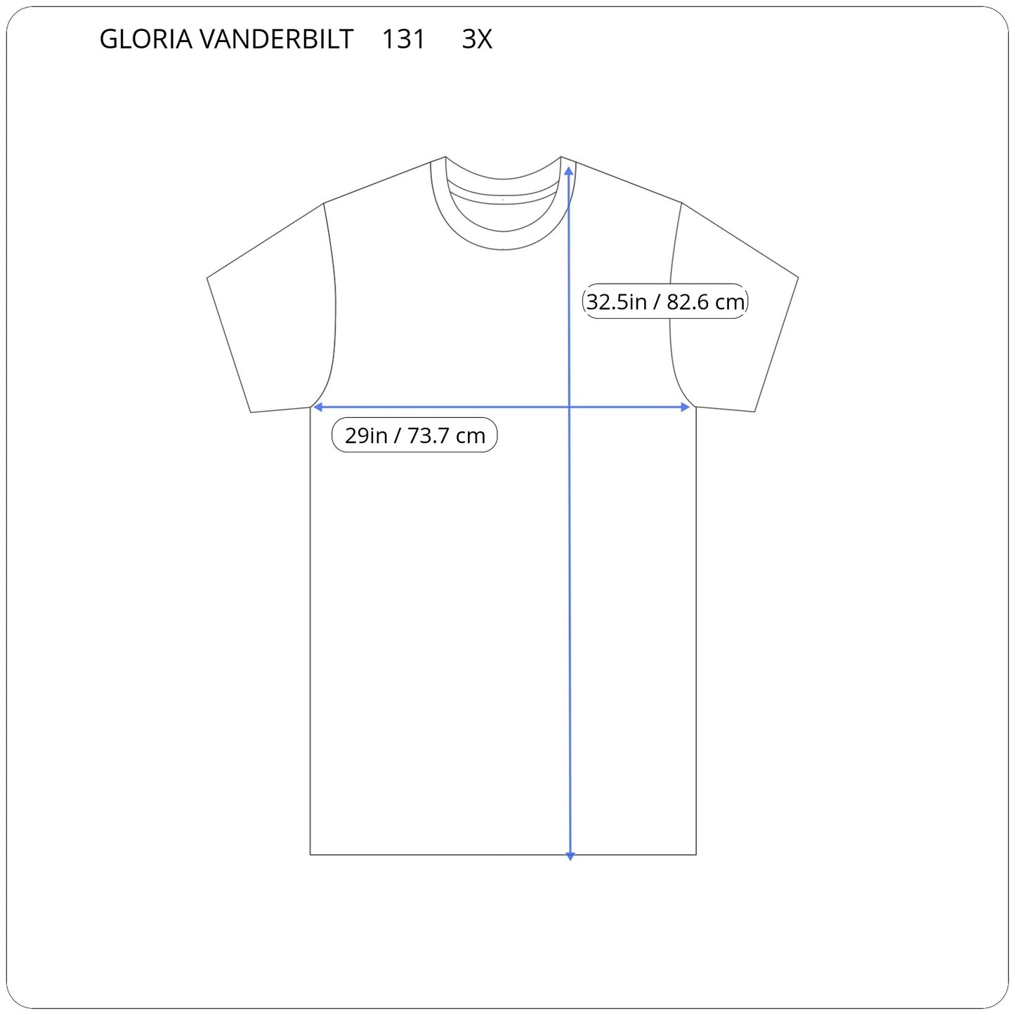 Gloria Vanderbilt Women's 3X Tunic Tee Short Sleeve Watercolor Studded WAT72XE