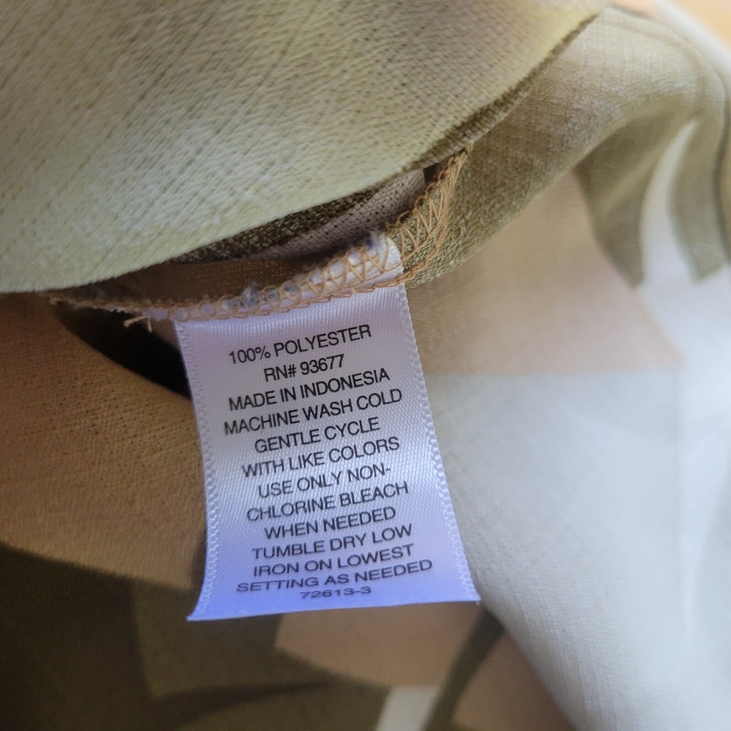 Worthington Womens Top 2X Plus Puff Sleeve Brown Geometric Polyester Semi Sheer