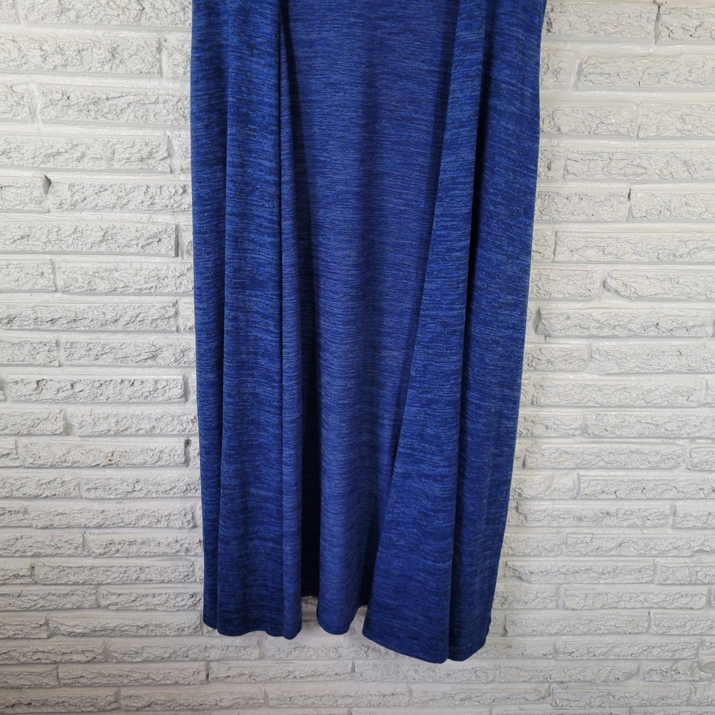 Lularoe Womens Top Extra Large XL Cardigan Open Duster Blue Heather Split Sides