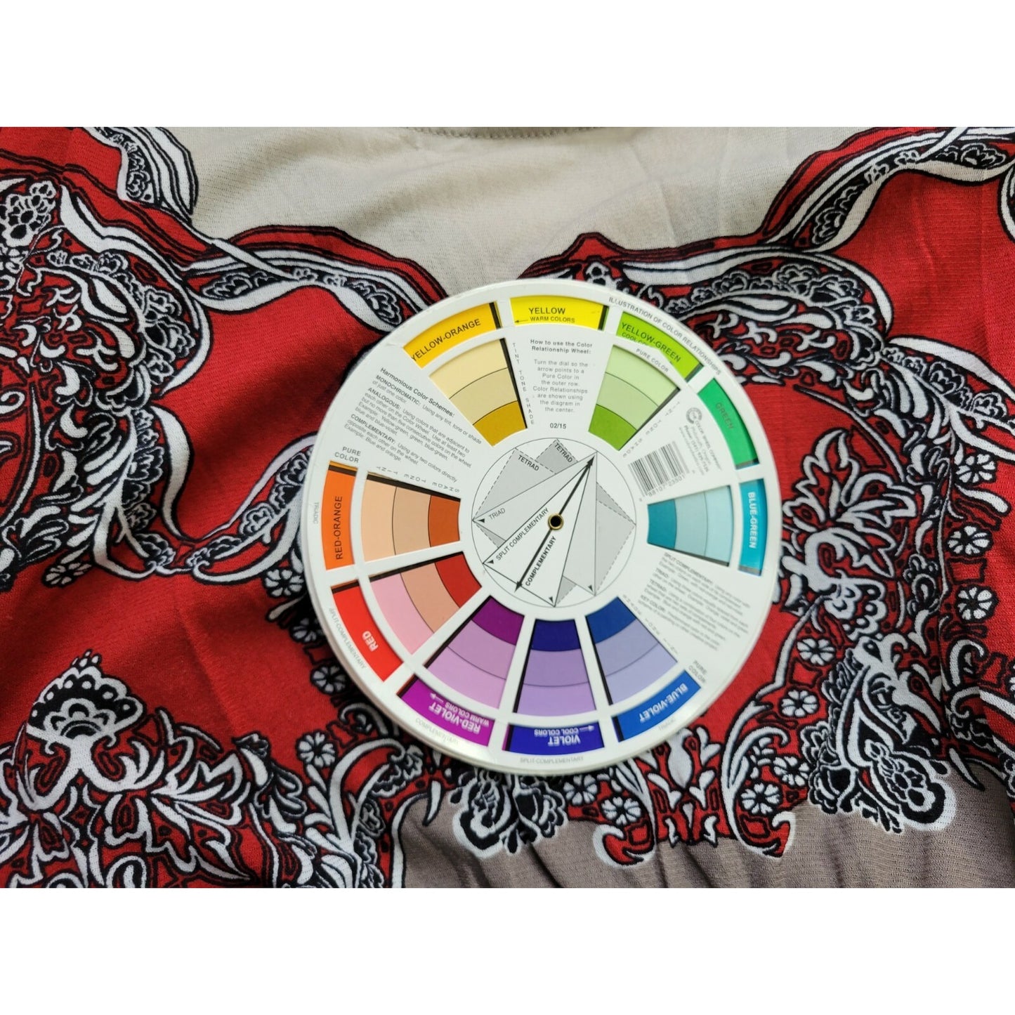 Style & Co Womens Top 2X Plus Tunic Angel Sleeves Red Floral Nylon Casual