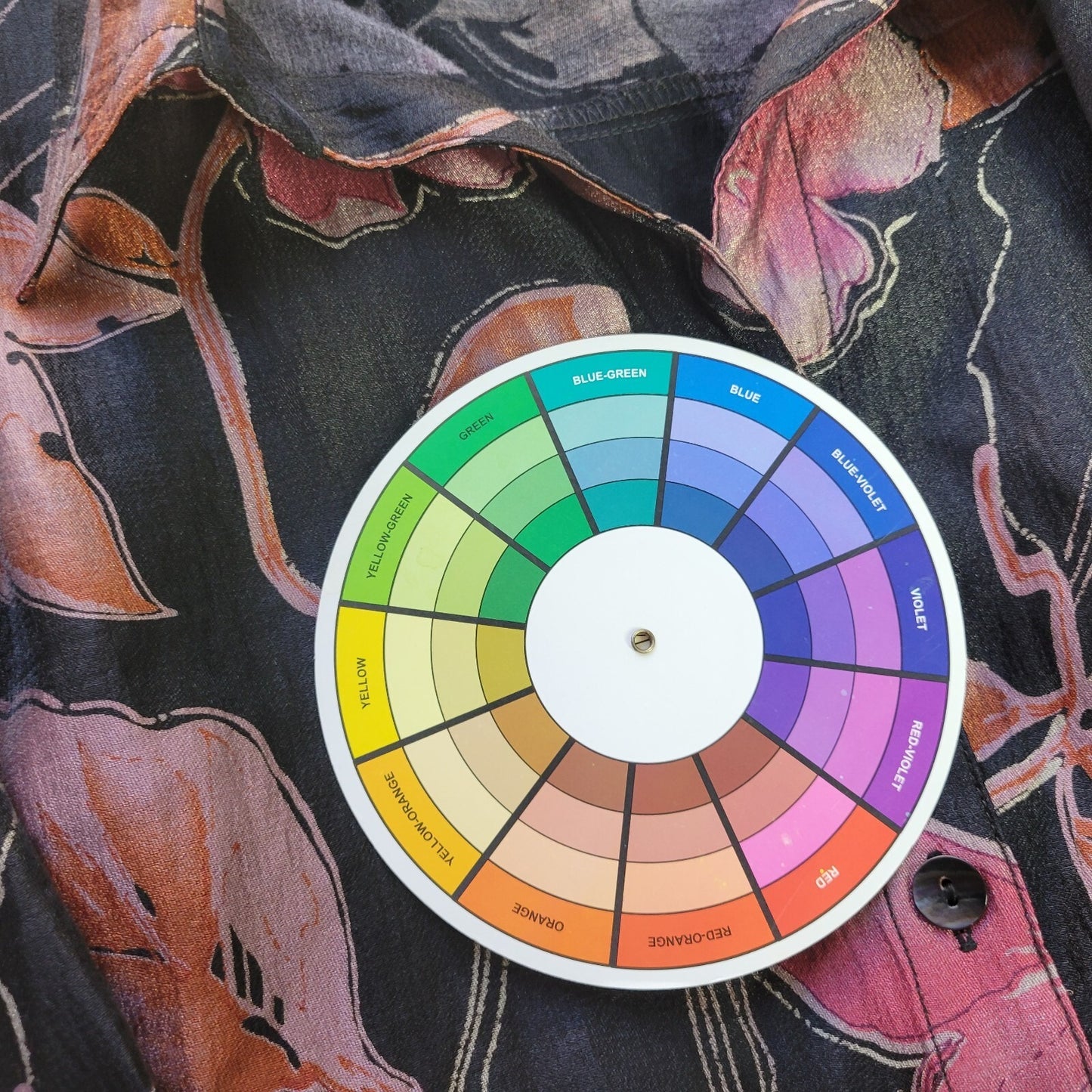 Scott Taylor Womens Top 1X Plus 3/4 Sleeve Black Pink Floral Button Lightweight