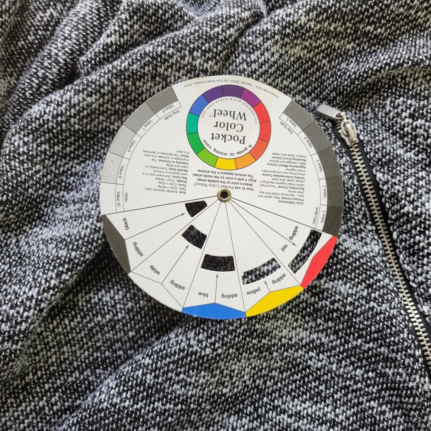 Croft Barrow Womens Sweater Extra Large Long Sleeve Turtleneck Gray Zip Pockets