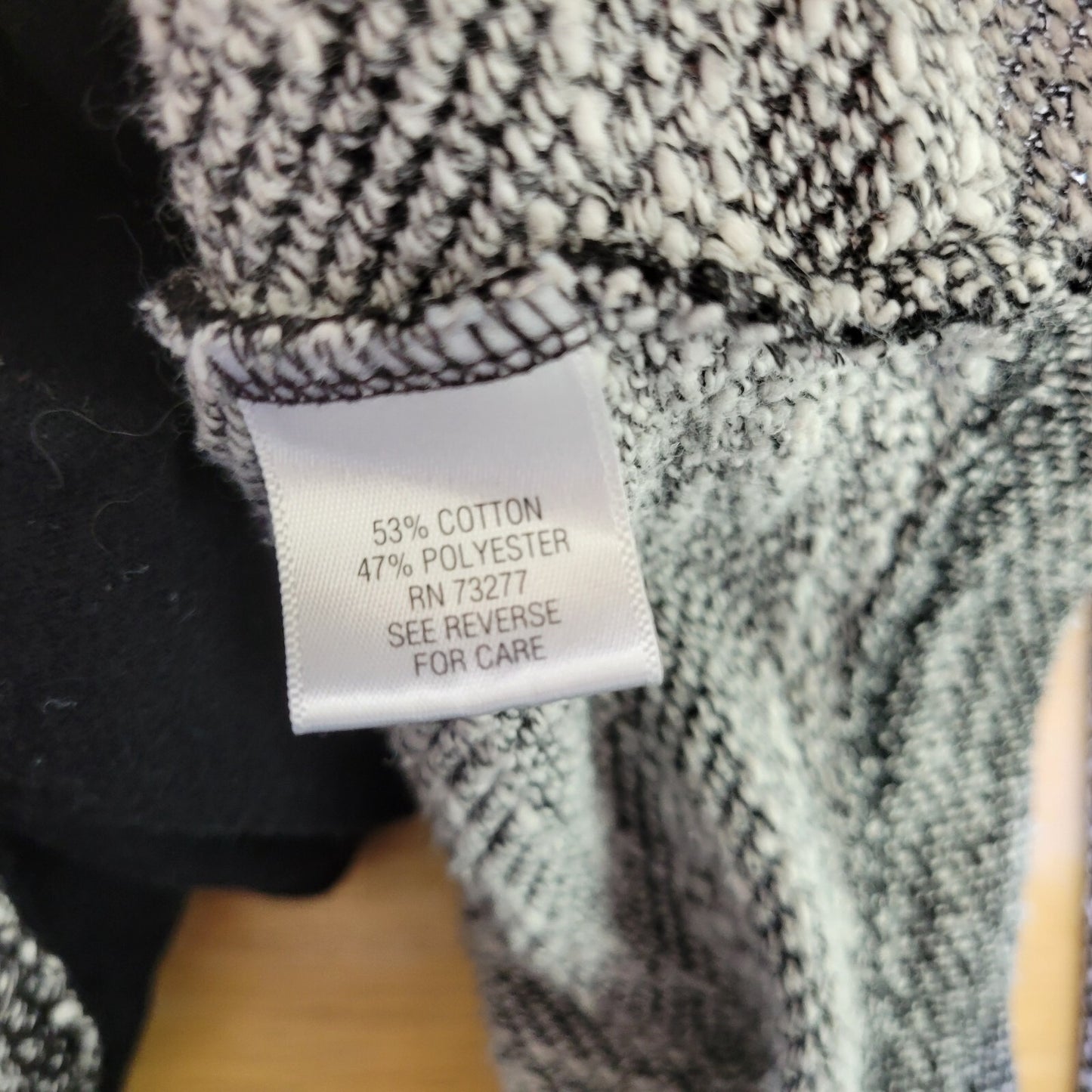 Croft Barrow Womens Sweater Extra Large Long Sleeve Turtleneck Gray Zip Pockets