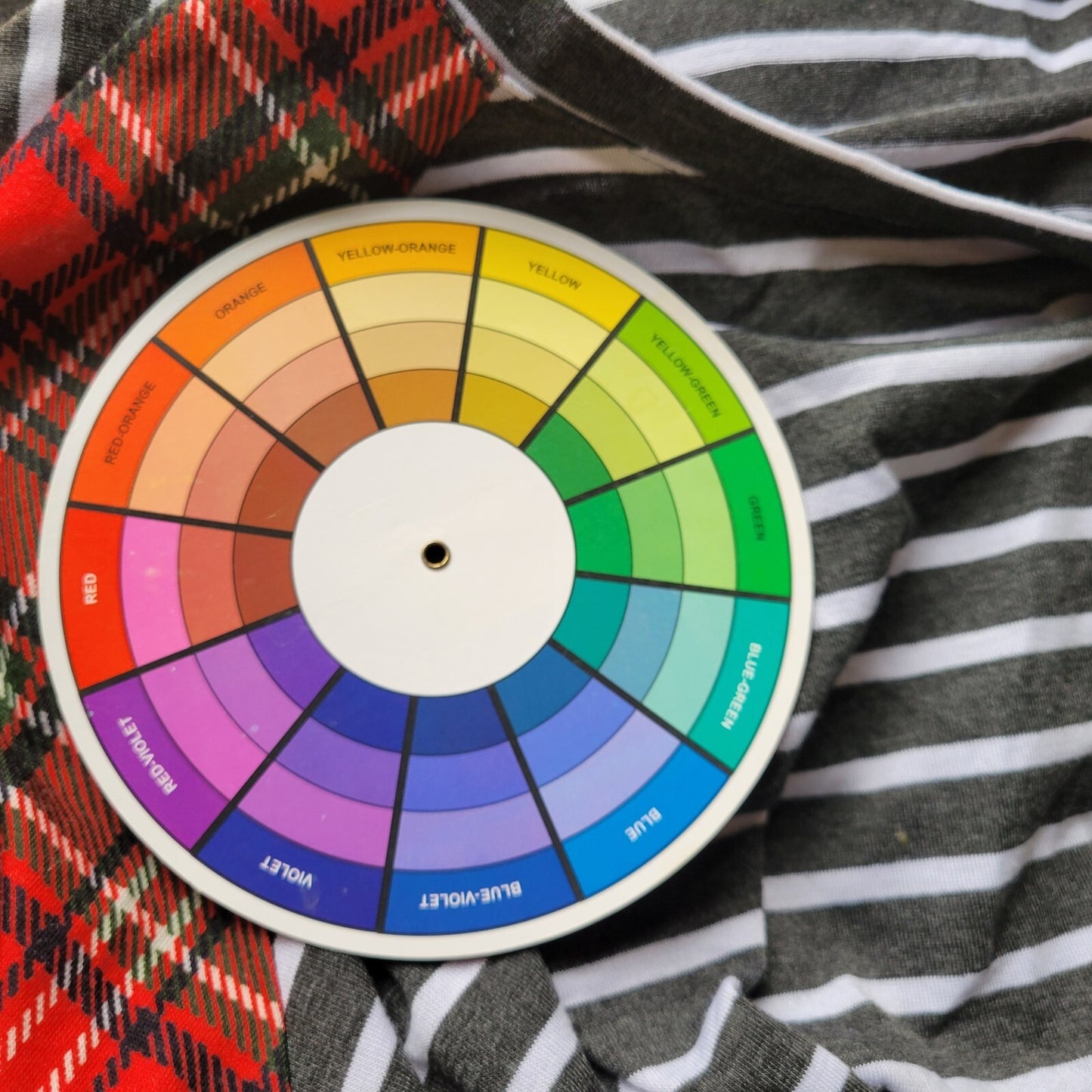 Southern Stitch Women Top XXL Plus Tee Tunic Raglan Sleeve Lightweight Red Plaid