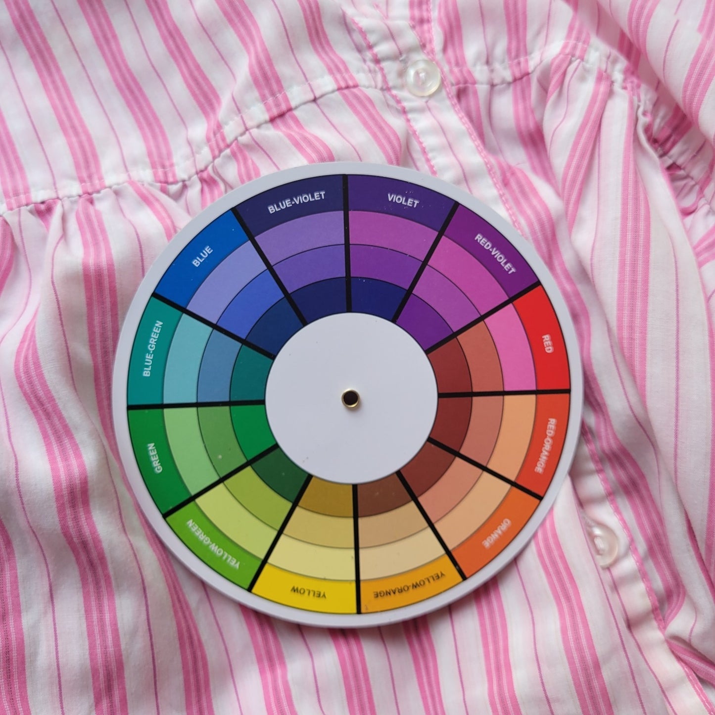 Roamans Womens Top 16W Plus Cuff Sleeve Button Up Pink Stripe Lightweight Casual