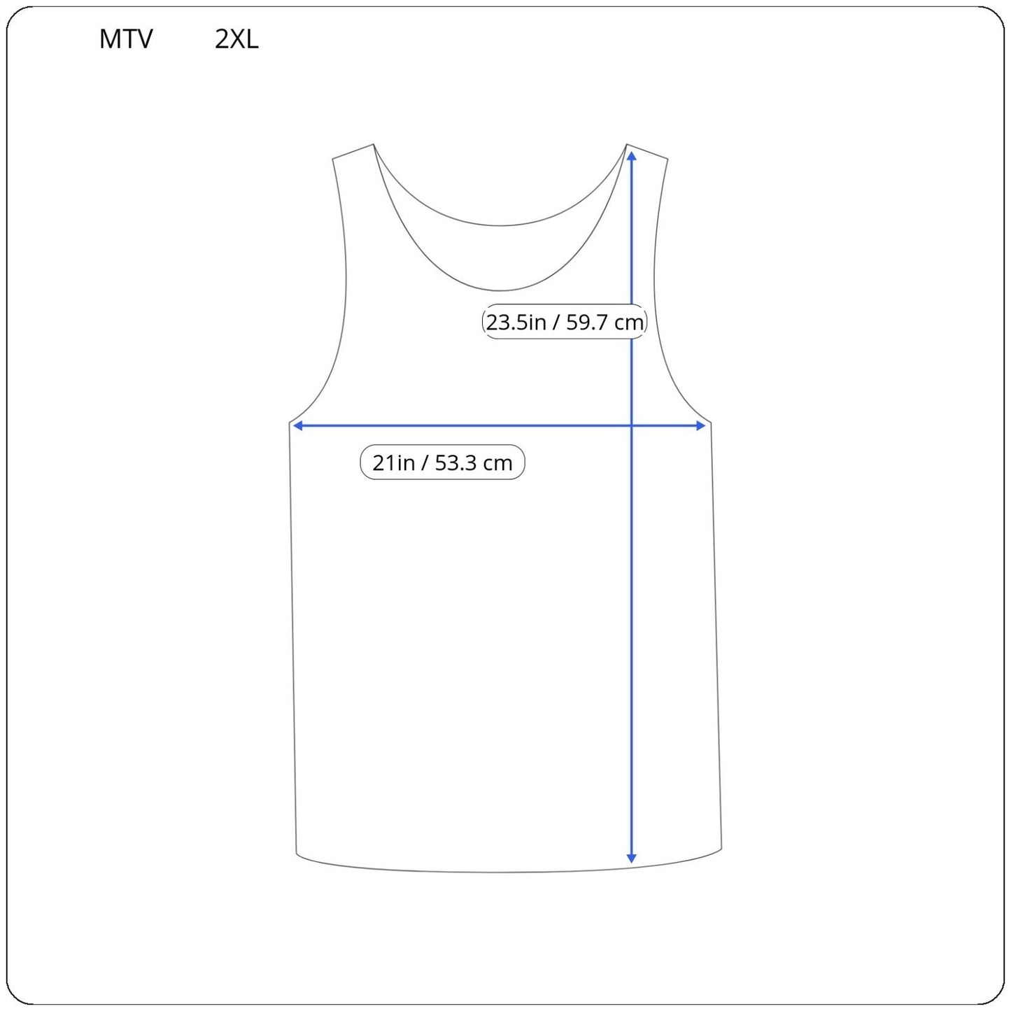 MTV Music Television Womens Top 2XL Plus Tank Gray Cotton Blend Casual Novelty