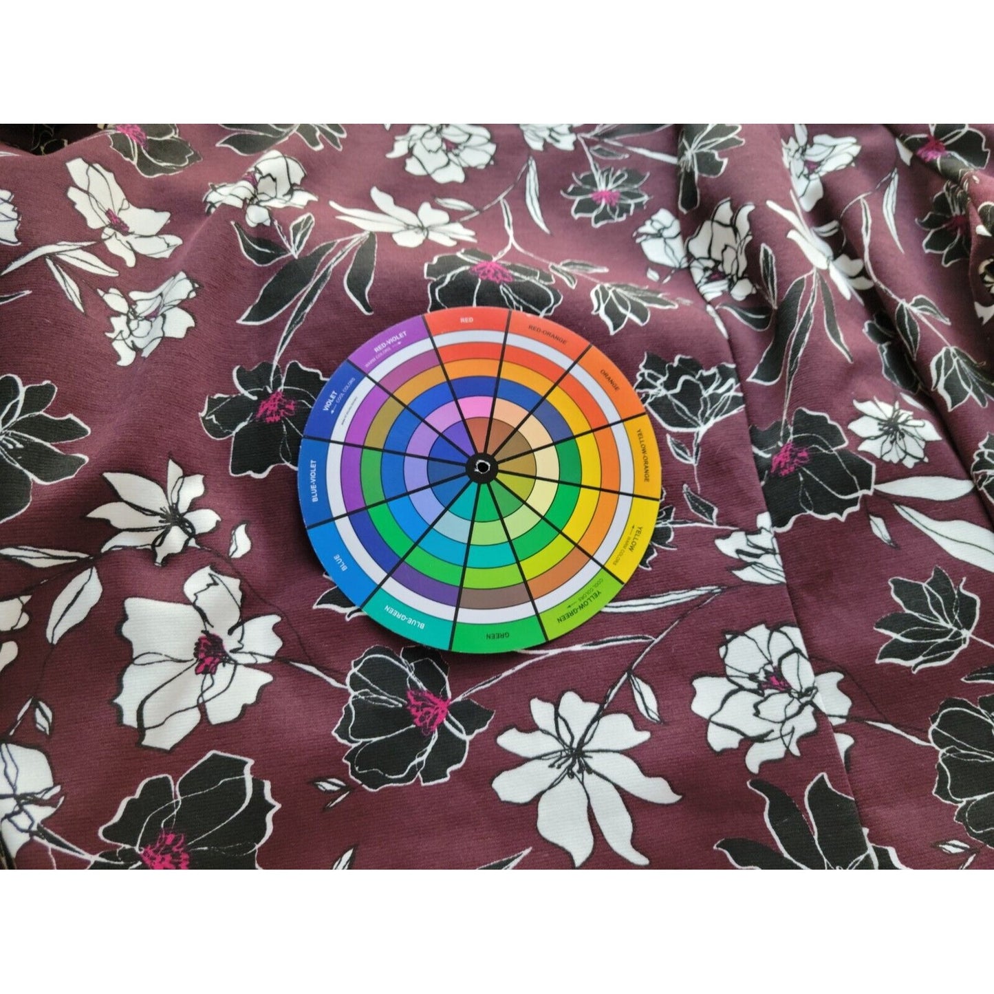 Jessica London Womens Dress 28W Plus Short Sleeve Shirt Burgundy Floral Casual