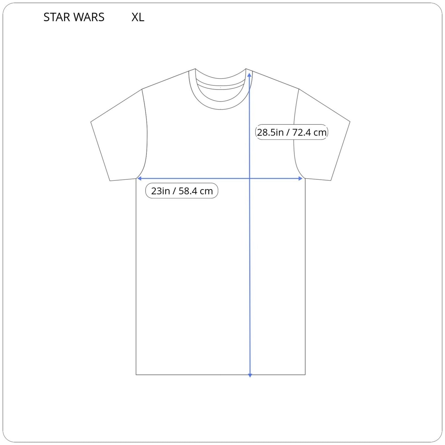 Christmas Star Wars Unisex Top XL Tee Merry Force Be With You Gray Crew Holiday