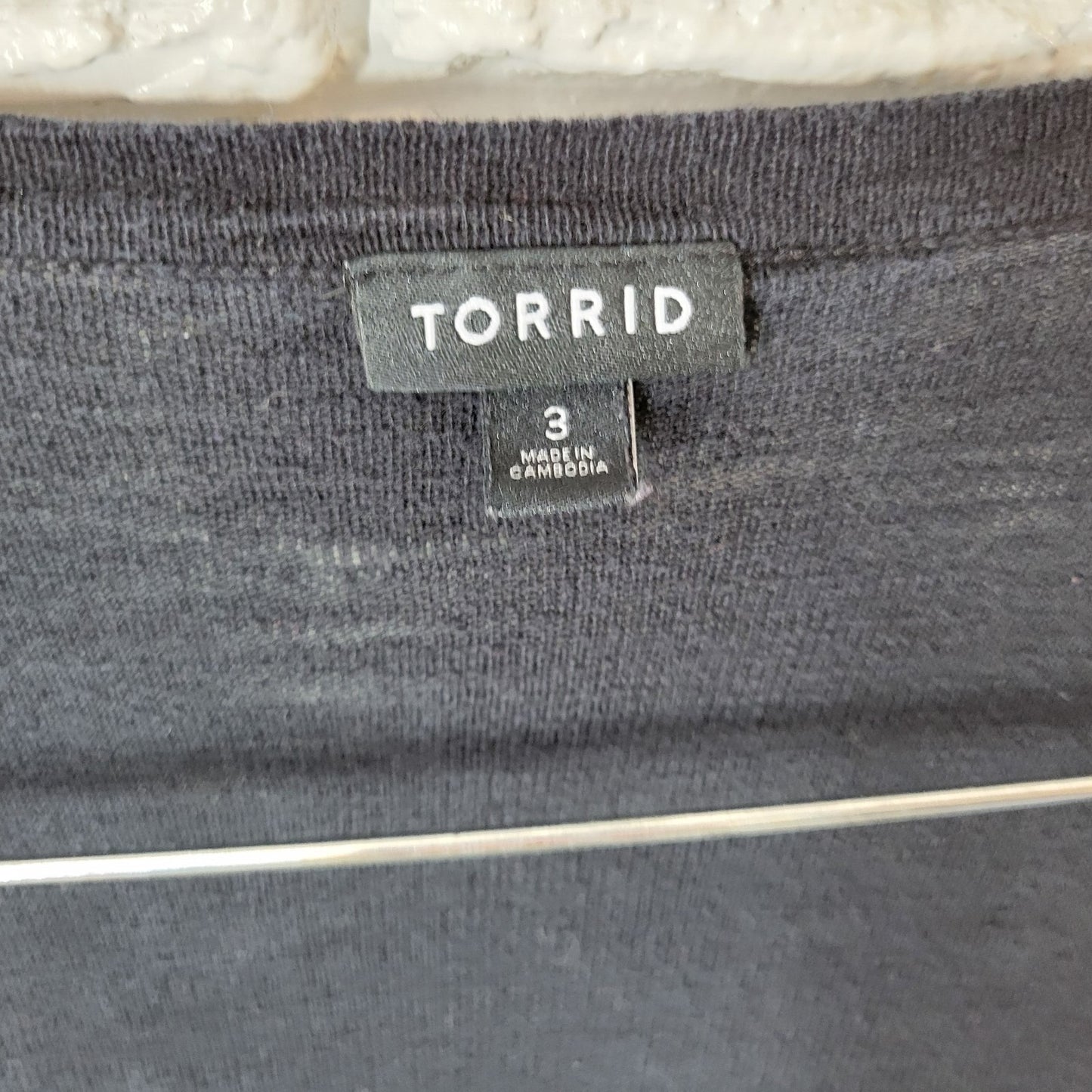 Torrid Womens Sweater 3 3X Plus Cardigan Open Black Lightweight Pockets Office