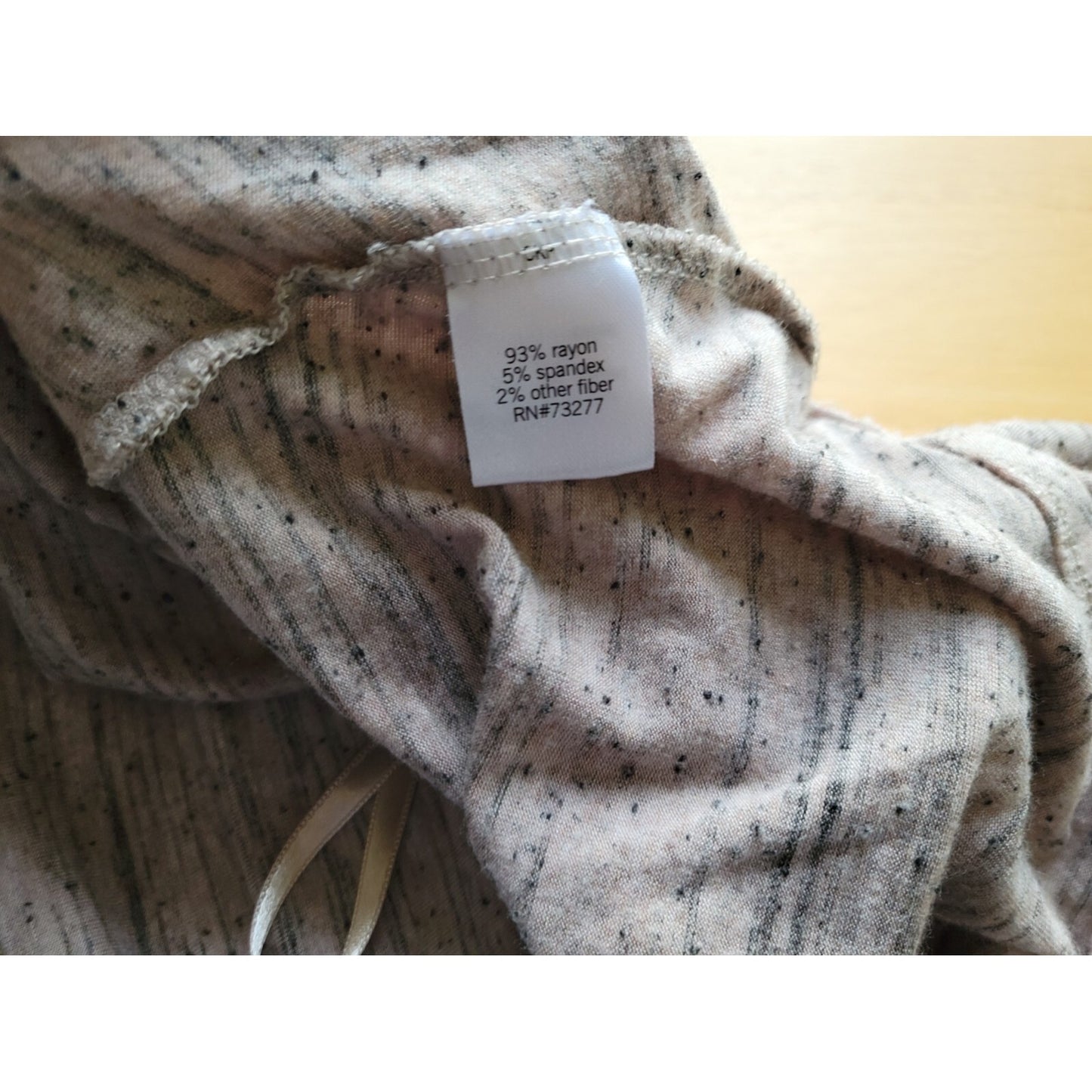 Apt 9 Womens Top 0X Plus Tunic Long Sleeve Gray Heather  Knit Asymmetric Casual