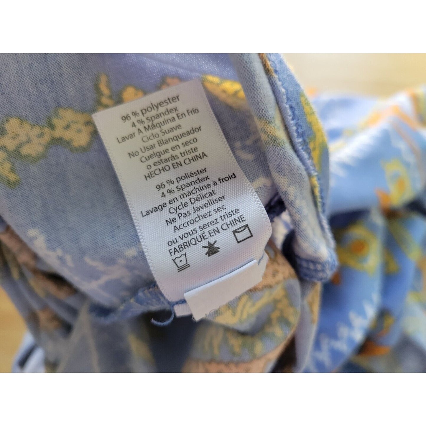 Lularoe Womens Top Extra Large XL Tee Asymmetric Casual Blue Southwestern Tribal