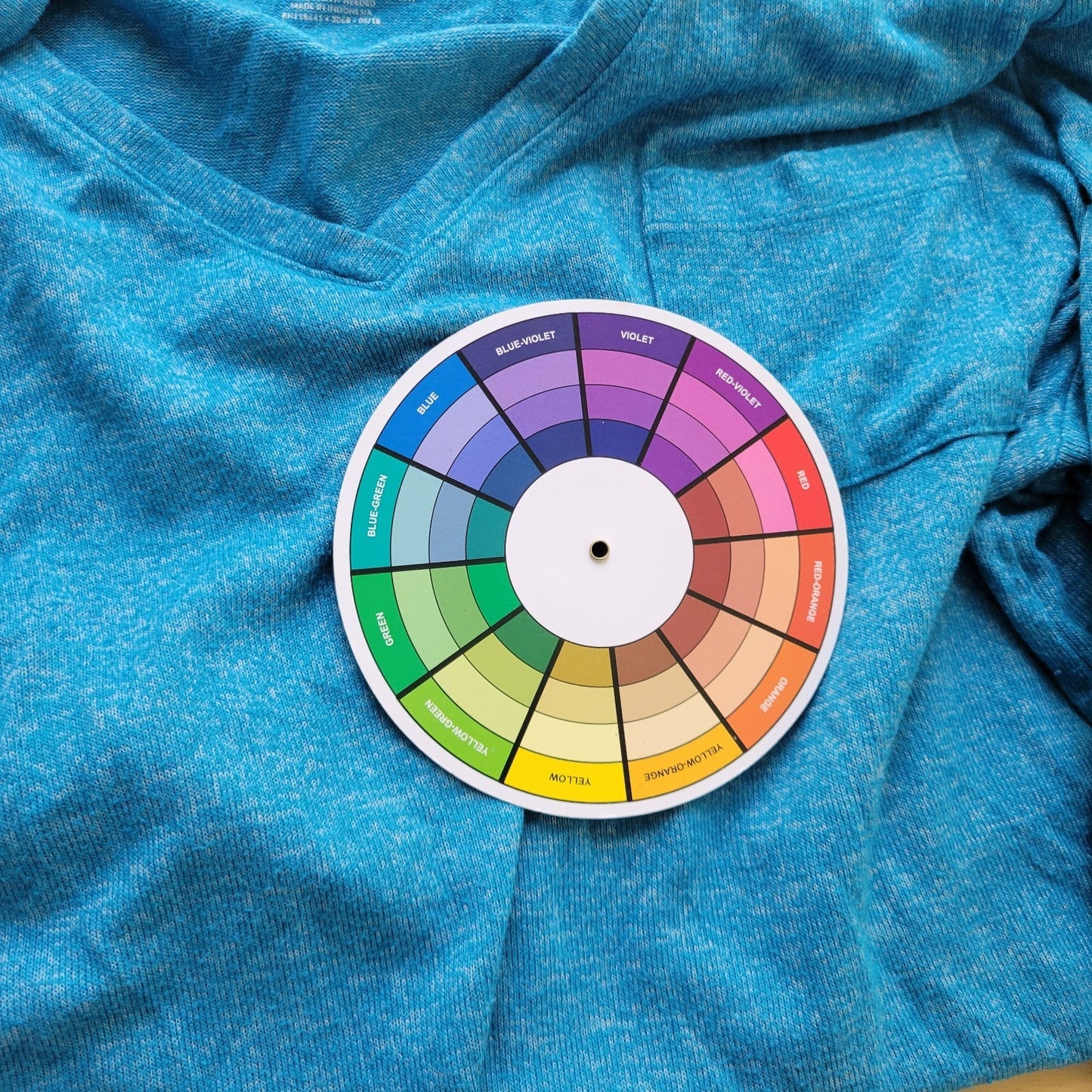 Lane Bryant Womens Top 18 20 Plus Tee 3/4 Sleeve Blue Lightweight Rayon Blend