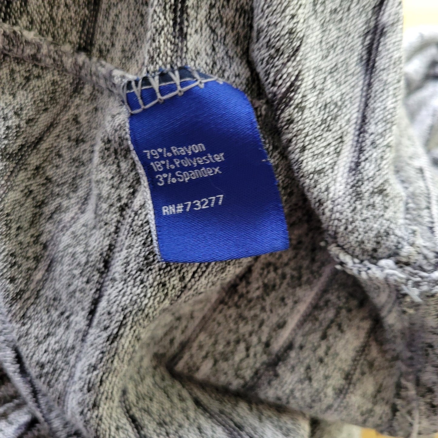 Apt 9 Womens Top 2X Plus Long Sleeve Gray Stripe Sheer Rayon Blend Casual Knit