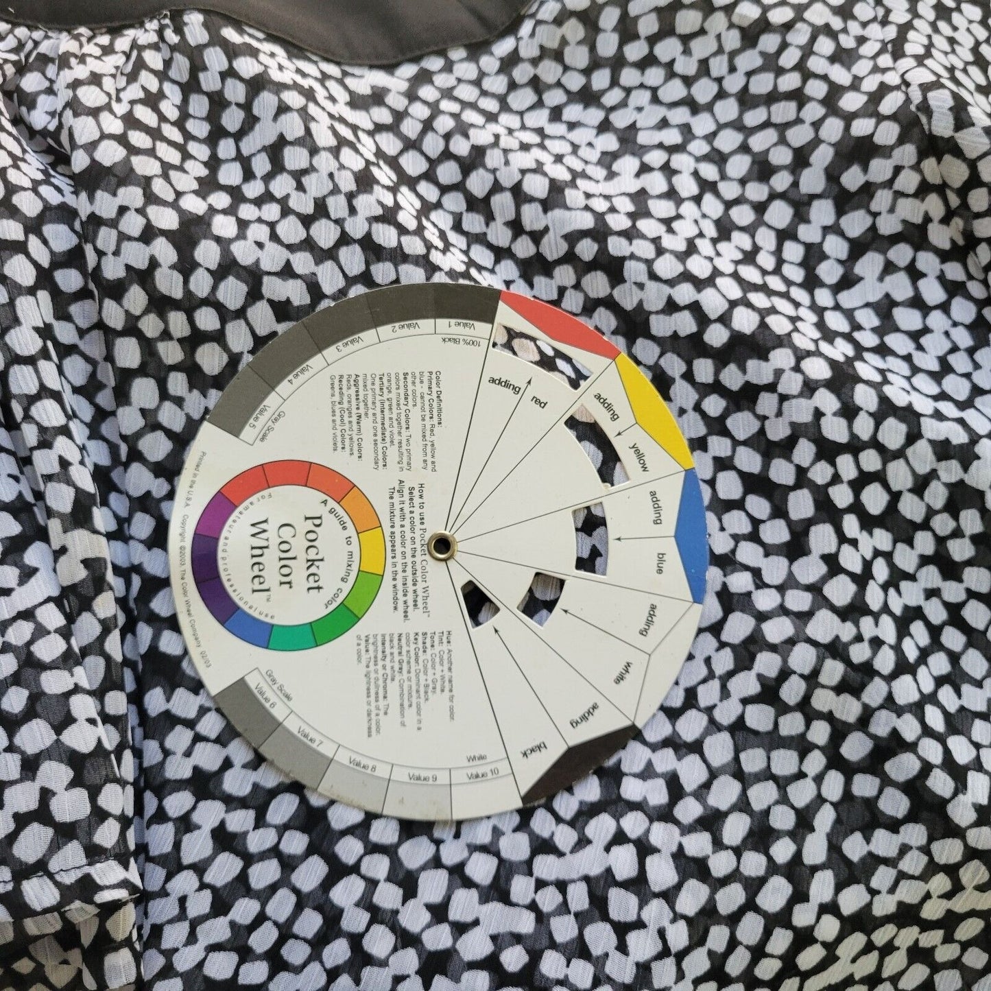 Avenue Women Top 26 28 Plus Tunic Flutter Sleeve White Squares Ruffle Sheer