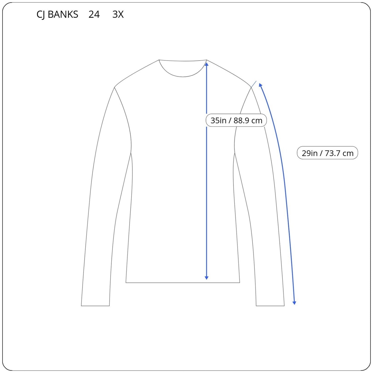 CJ Banks Women Sweater 3X Plus Cardigan Open Gray Cuff Sleeve Cotton Blend Comfy