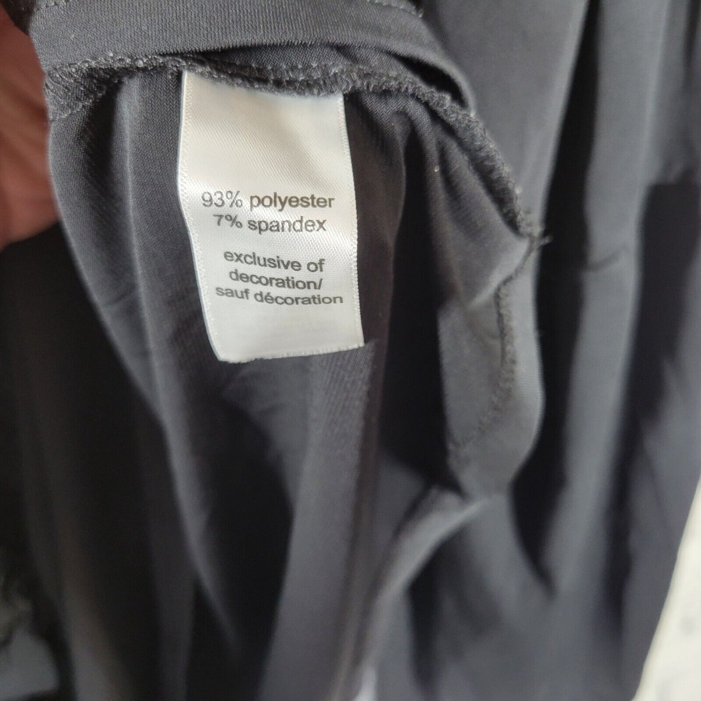 Maurices Womens Top XXL Tunic Bell Sleeve Black Elastic Waist Lattice Back Lace