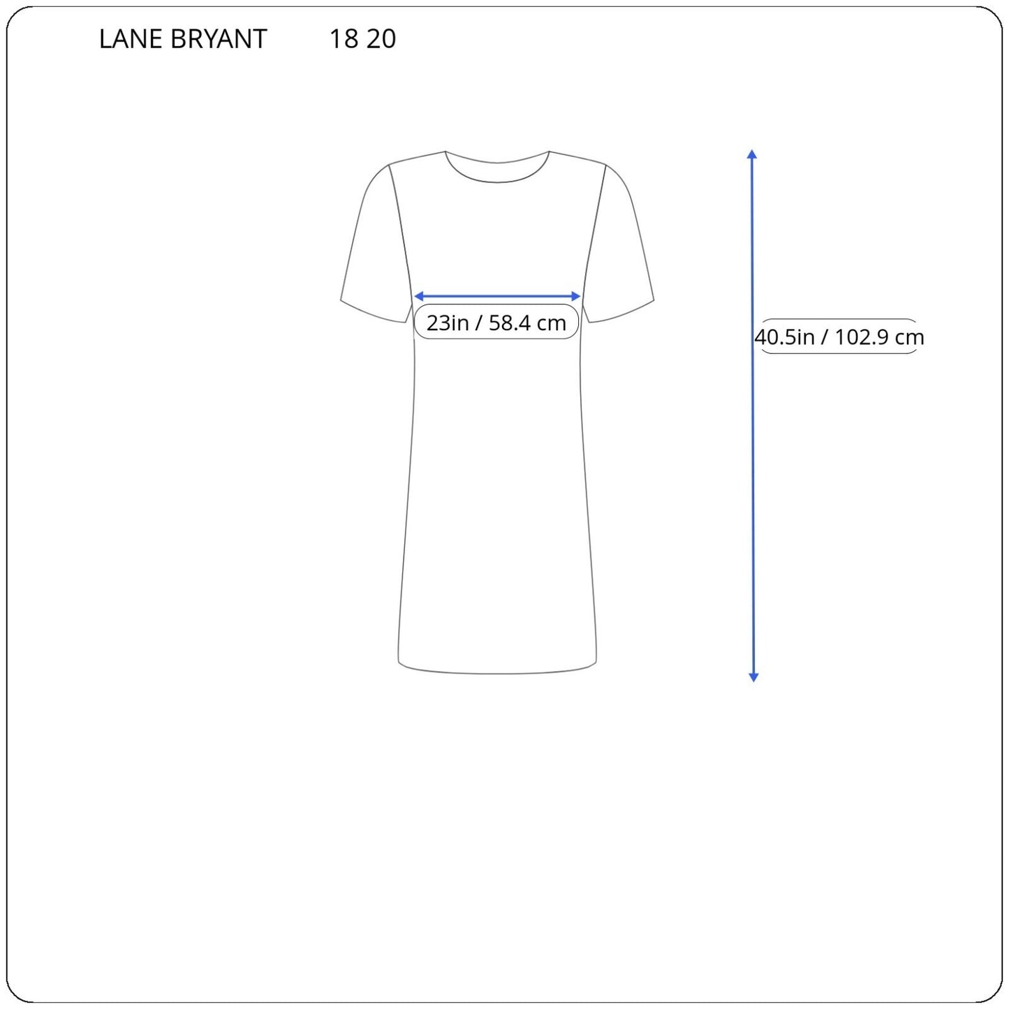 Lane Bryant Womens Dress 18 20 Plus Short Sleeve Blue Lace Panels Career Casual