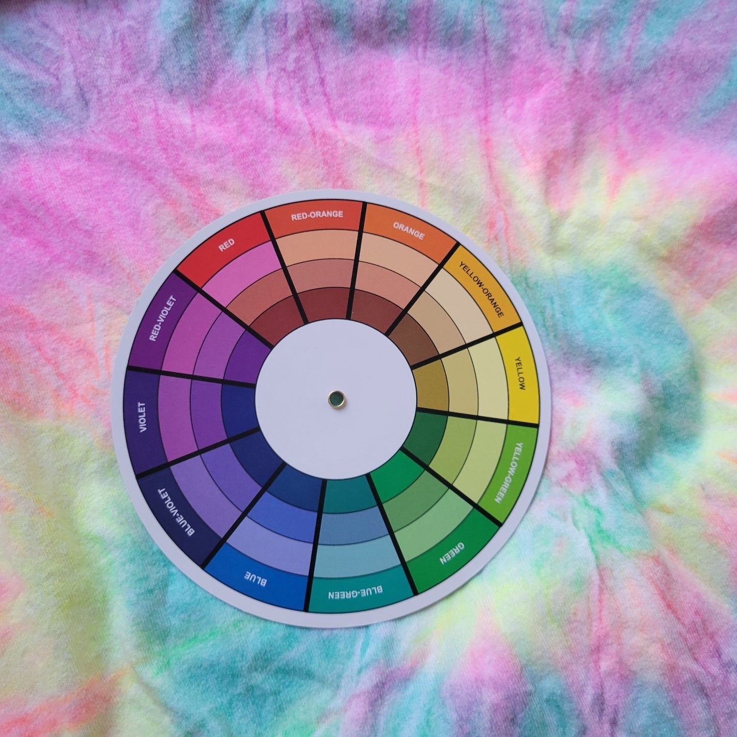 Colortone Women Top XL Tank Jack Daniels Tennessee Fire Lightweight Blue Tie Dye