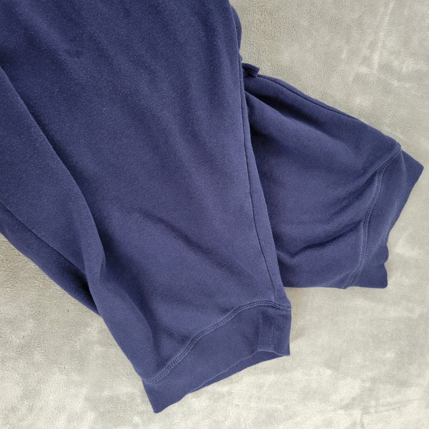 Woman Within Womens Pants 5X Plus Cropped Capri Jogger Blue Sweat Active Pockets