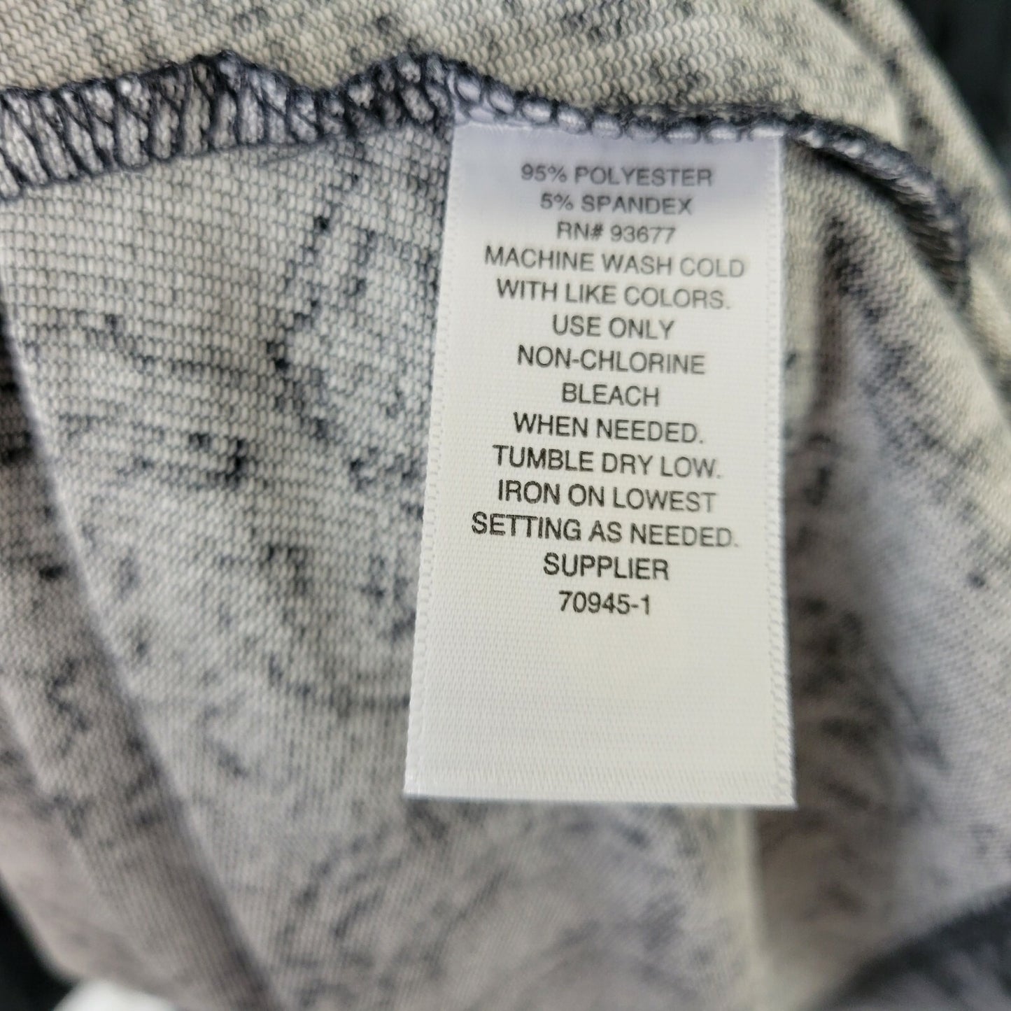 Boutique Women Dress 0X Plus Long Sleeve Gray Paisley Lattice Back Knee Length