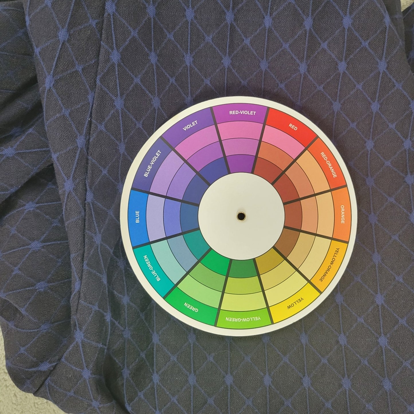 Erica Taylor Womens Pants 2X Plus Cropped Black Blue Geometric Comfy Office