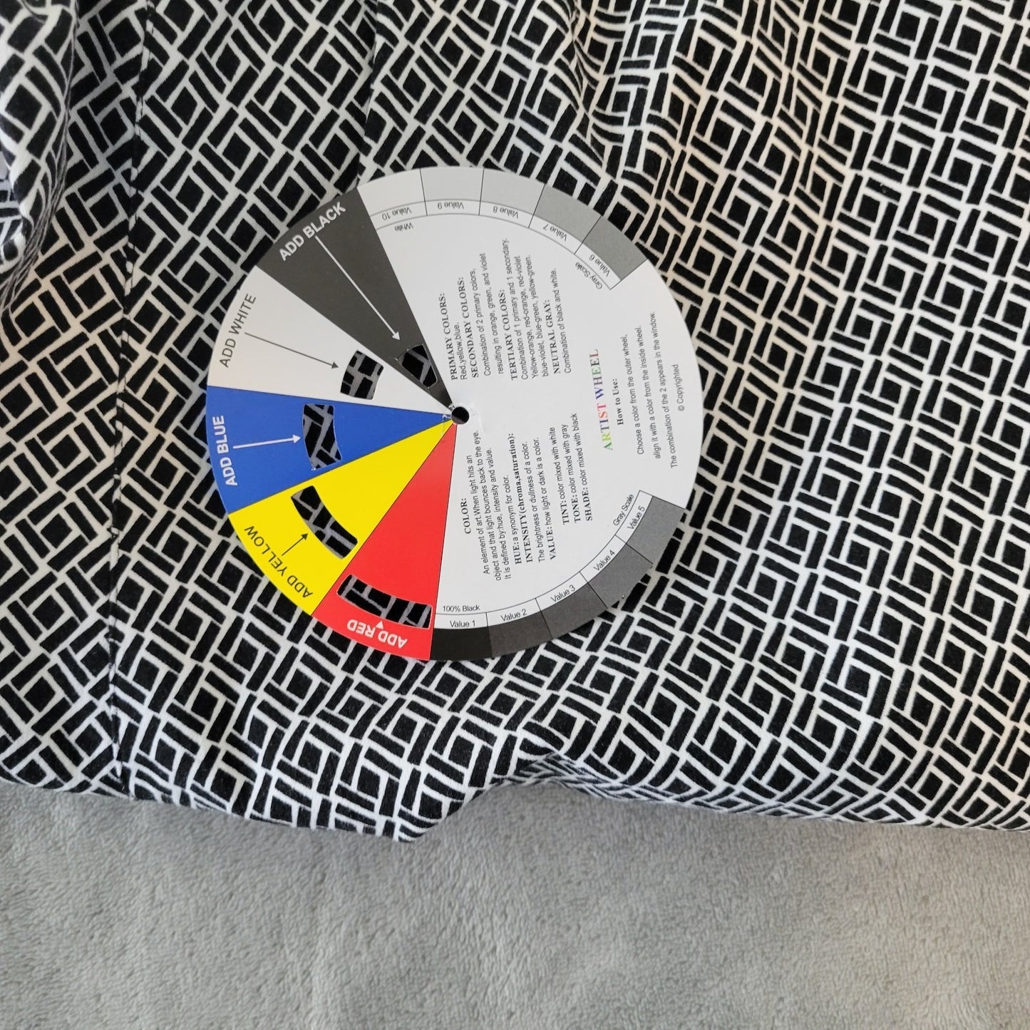 Worthington Women Pants 3X Plus Capri Pull On Black White Geometric Comfy Casual