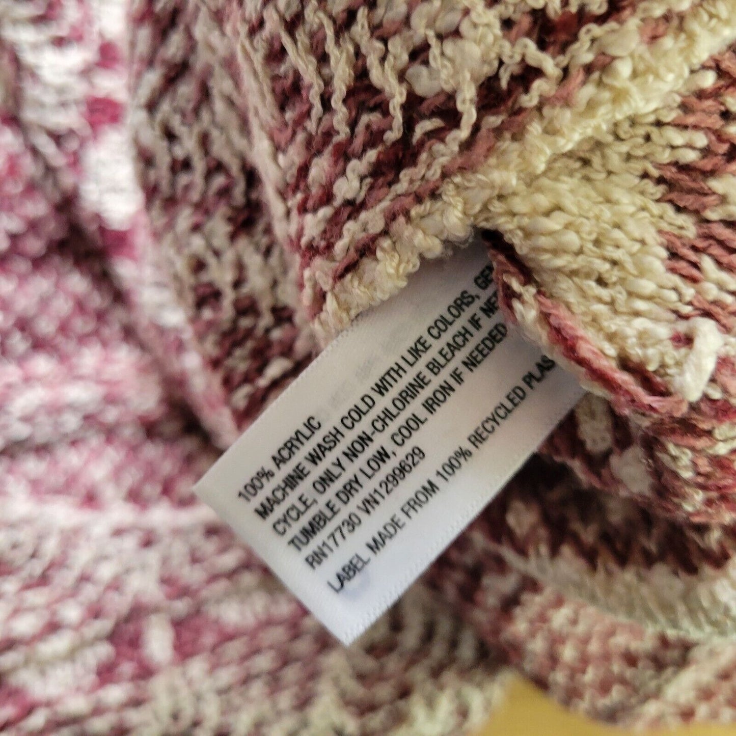 Knox Rose Womens Sweater Extra Large Long Sleeve Purple Lightweight Side Ties