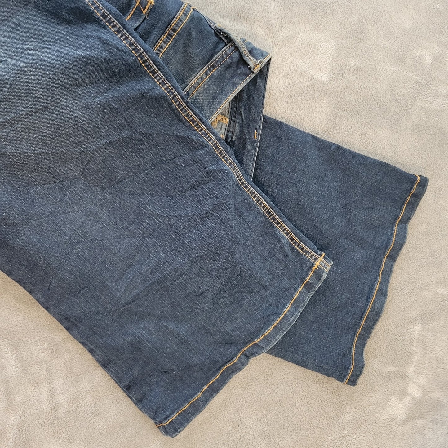 Torrid Womens Jeans 26XS 26WP Luxe Slim Boot Cut Dark Blue Denim Zip Fly Comfort