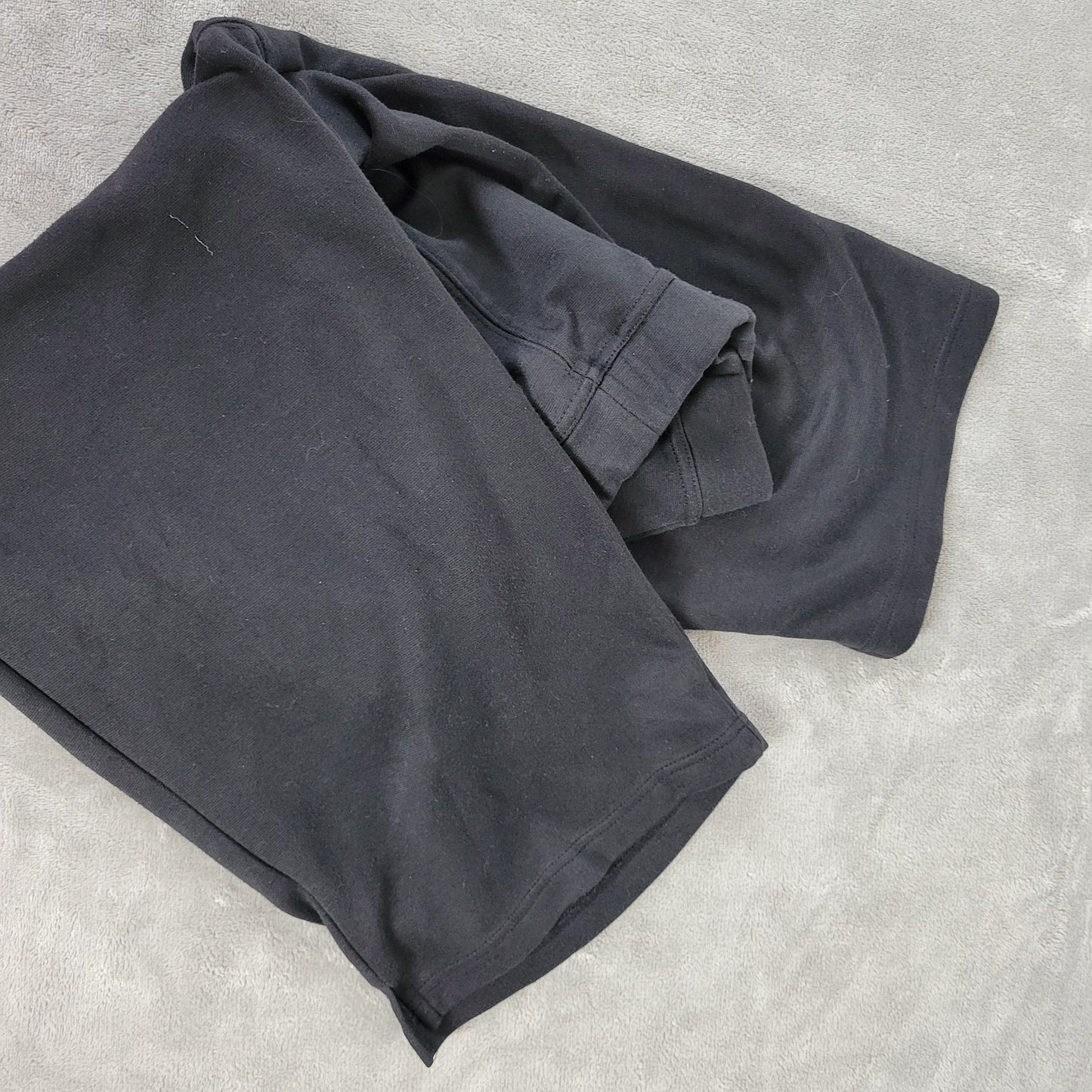 Woman Within Womens Pants 16W Plus Capri Pull On Black Poly Blend Casual Comfy