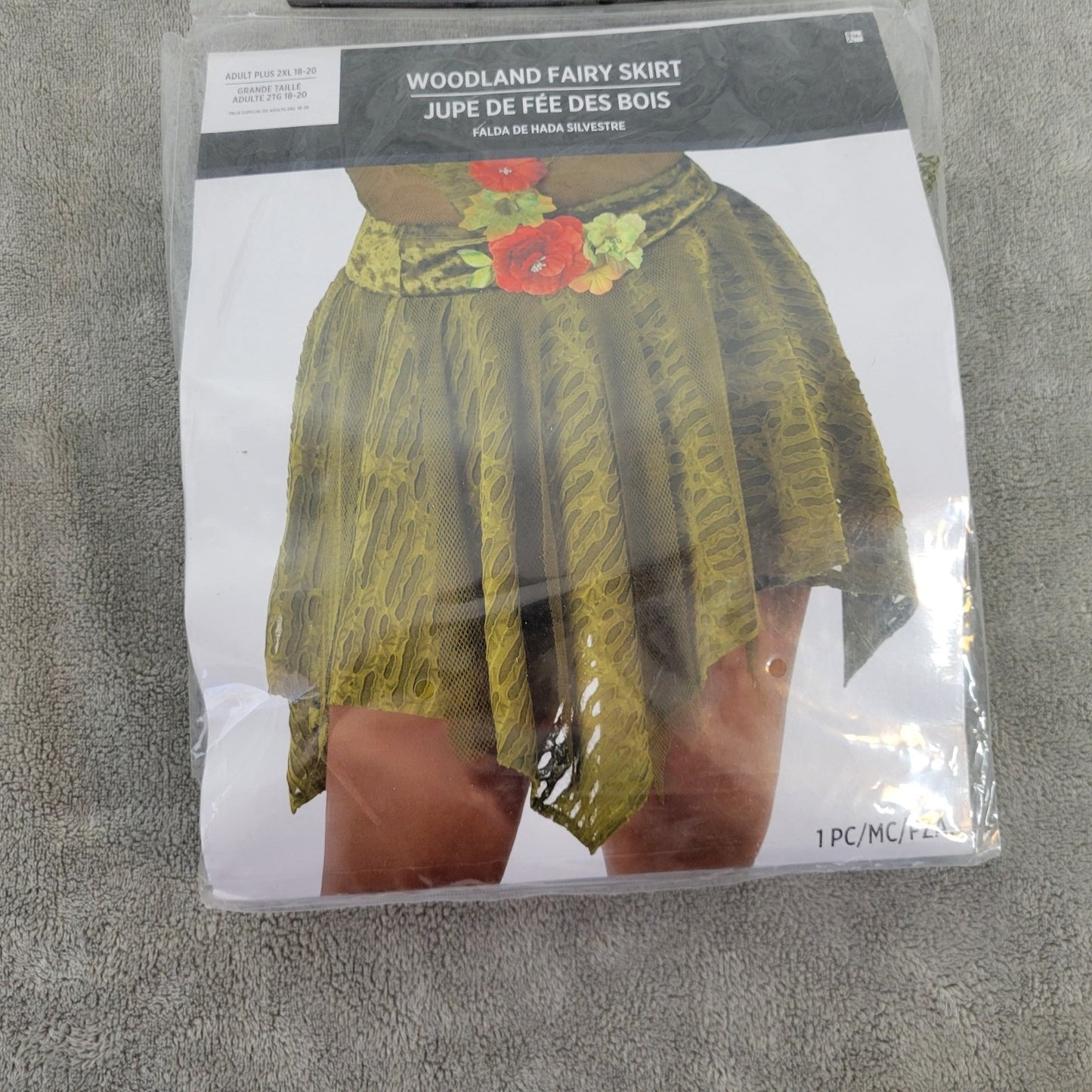 Adult Womens Halloween Costume 2XL 18 20 Plus Woodland Fairy Skirt ONLY Theater