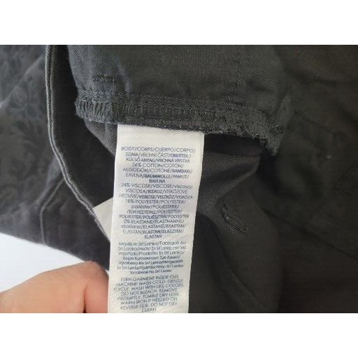 Torrid Womens Shirt 0 0X Tee Cap Sleeve Mesh Back Black Heather Casual Stretchy