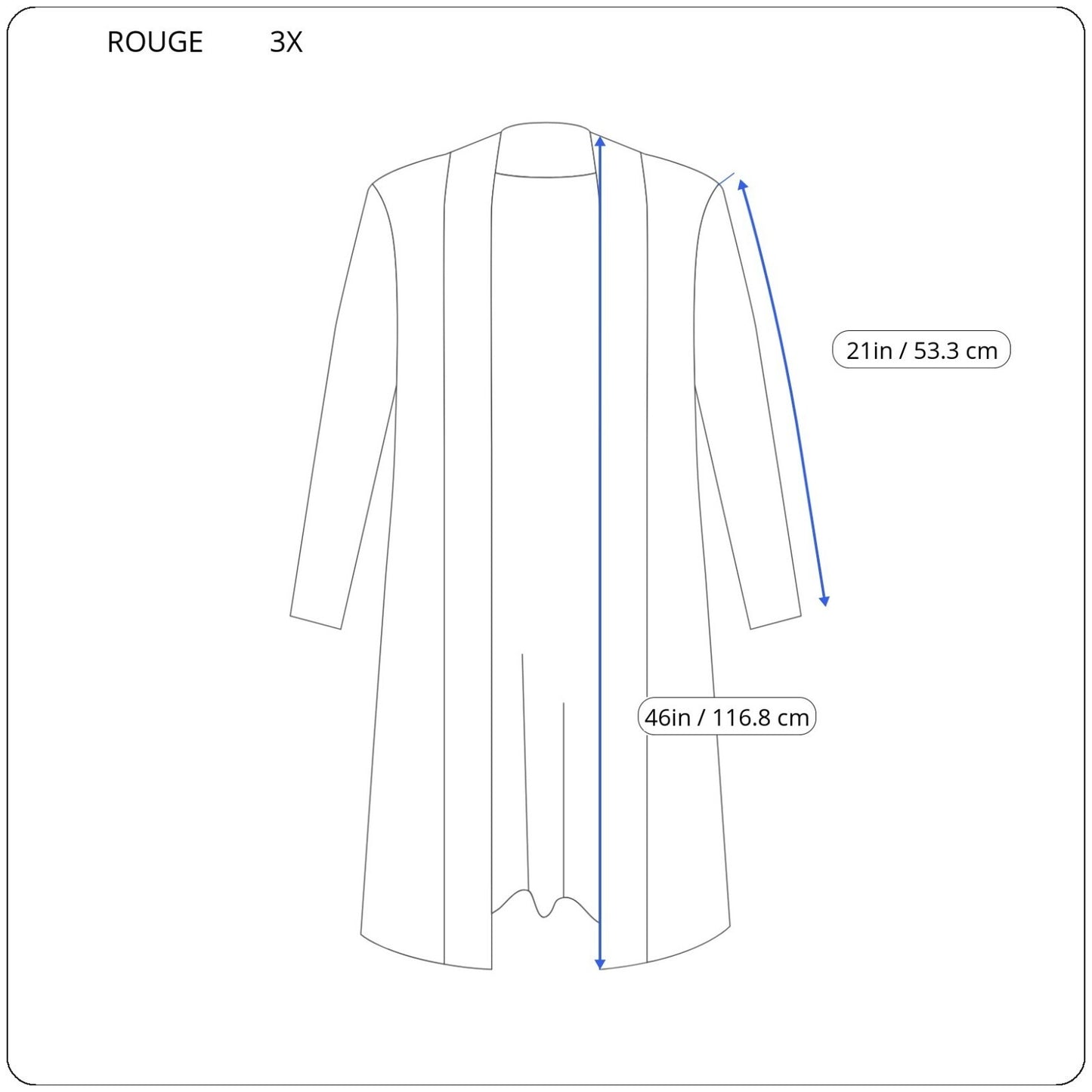 Rouge Womens Top 3X Plus Cardigan Open Duster Knit Green Lightweight Poly Blend