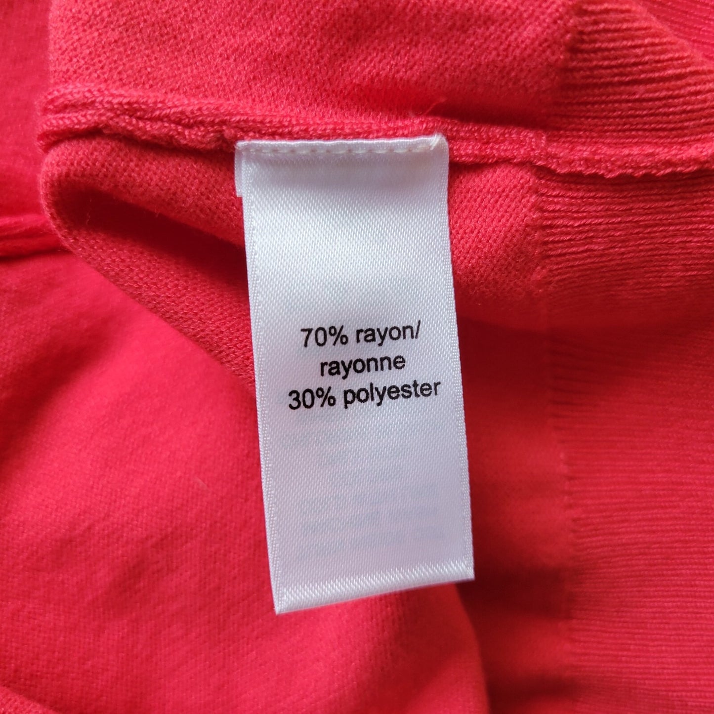 Maurices Womens Top XL Open Shrug Crop Bolero Knit Pink Casual Comfy Lightweight