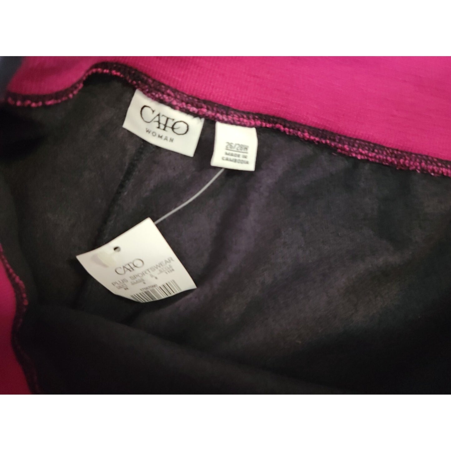 Cato Womens Sweatpants 26W 28W Pull On Blue Polyester Elastic Waist Drawstring