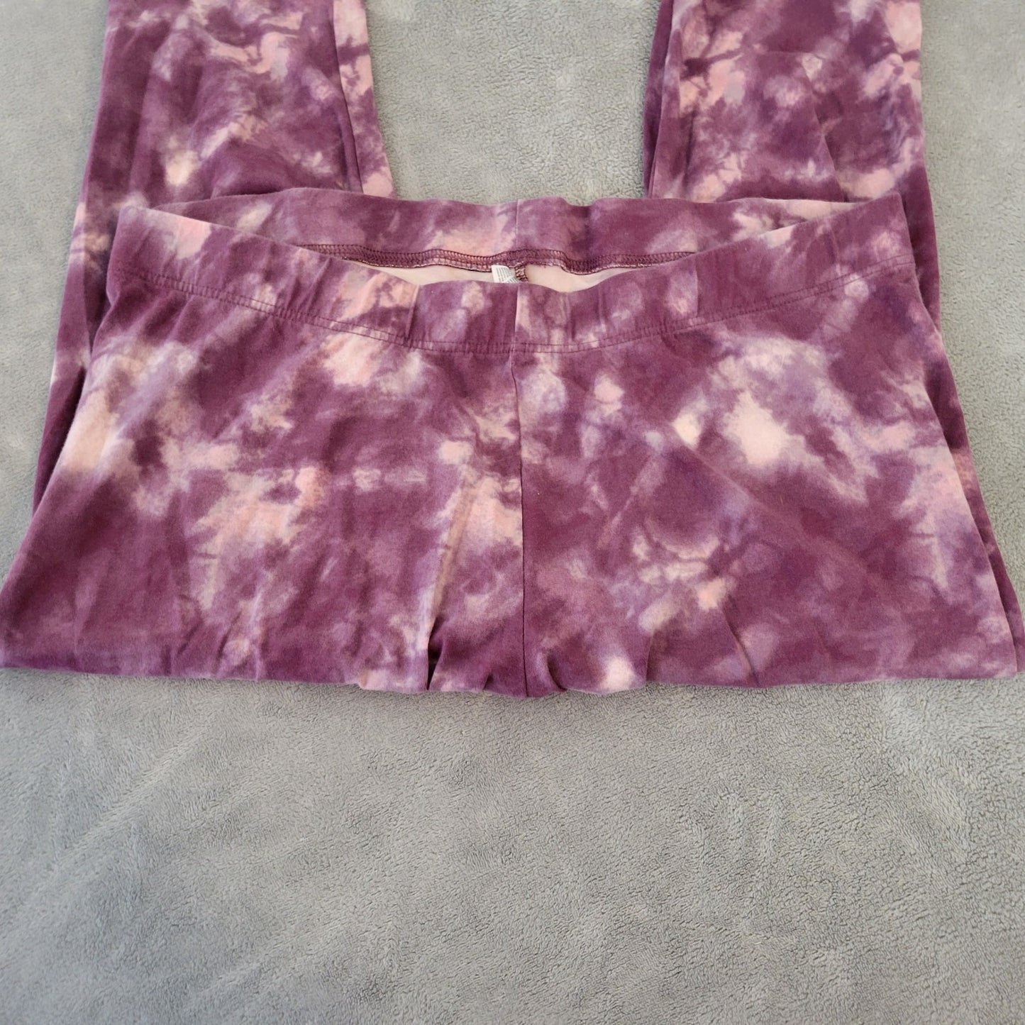 Old Navy Womens Pants XXL Plus Leggings Pull On Purple Tie Dye Activewear Comfy