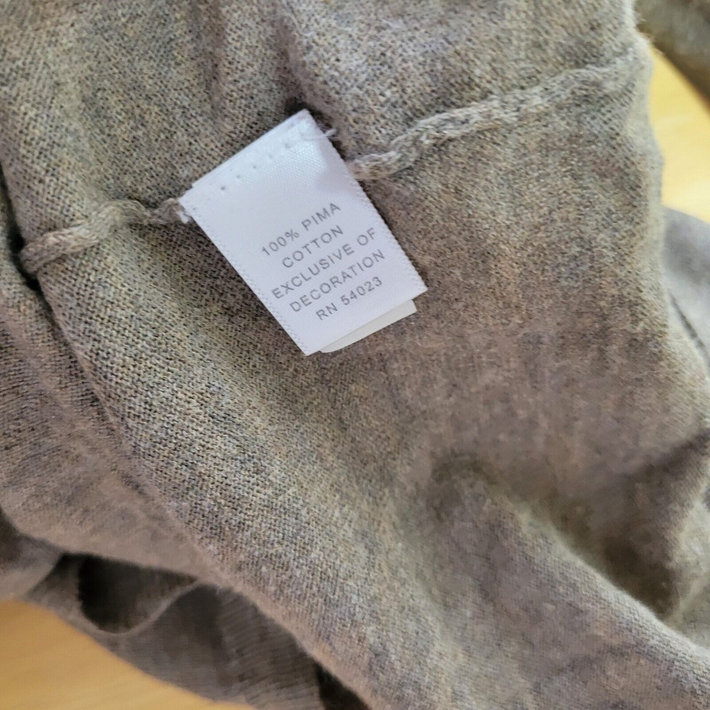 Banana Republic Womens Top XL Cardigan Light Brown Knit Lightweight Pima Cotton