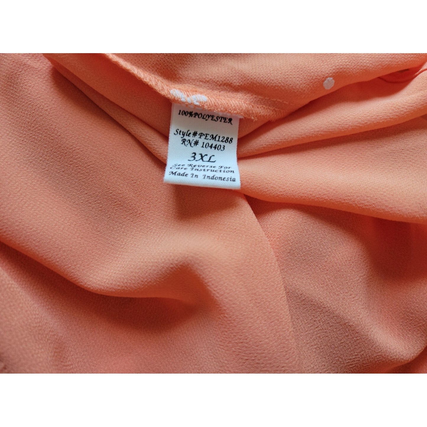 Mine Too Womens Top 3XL Plus Tank Orange Floral Asymmetric Deco Buttons Sheer