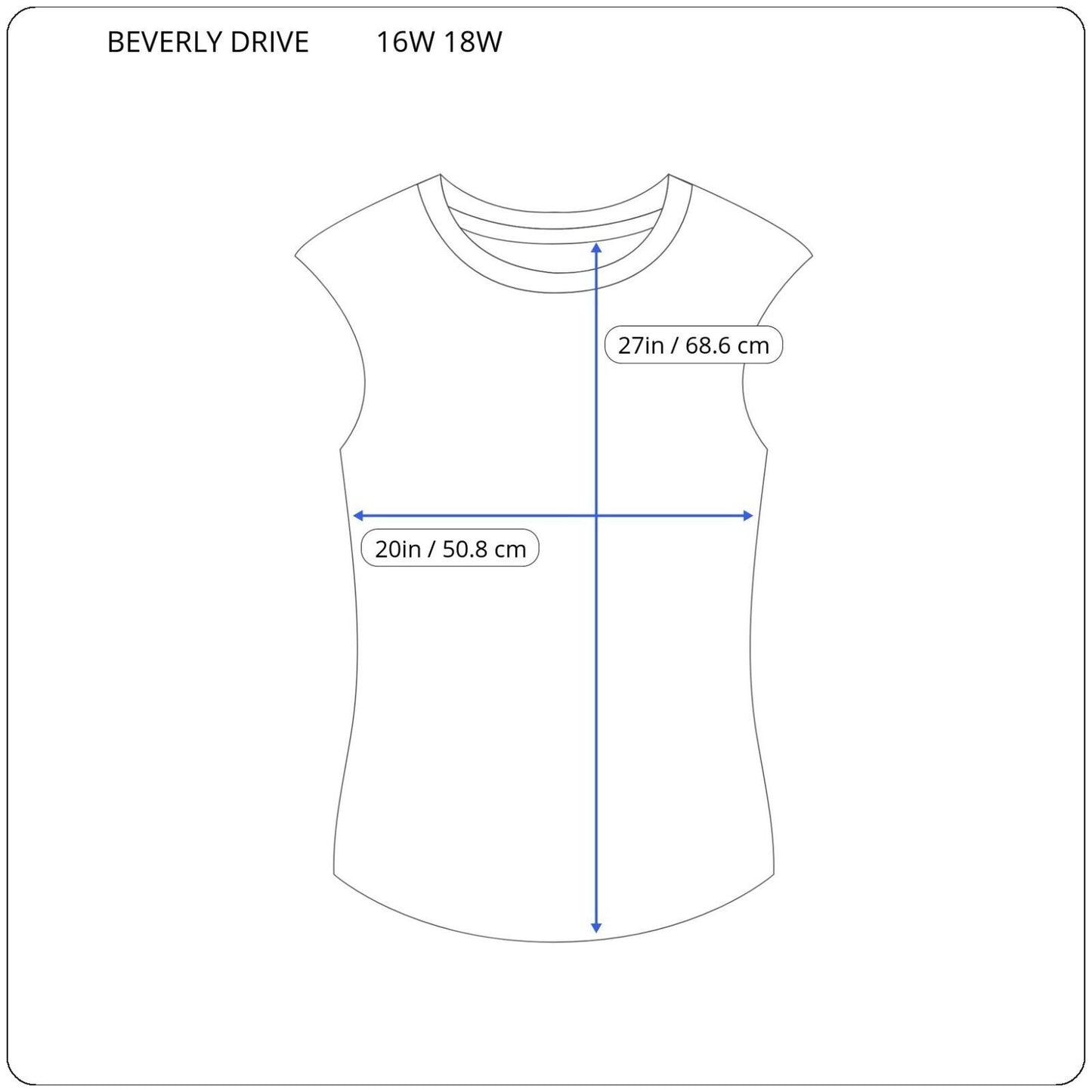 Beverly Drive Womens Top 16W 18W Plus Sleeveless Purple Watercolor Ruffles