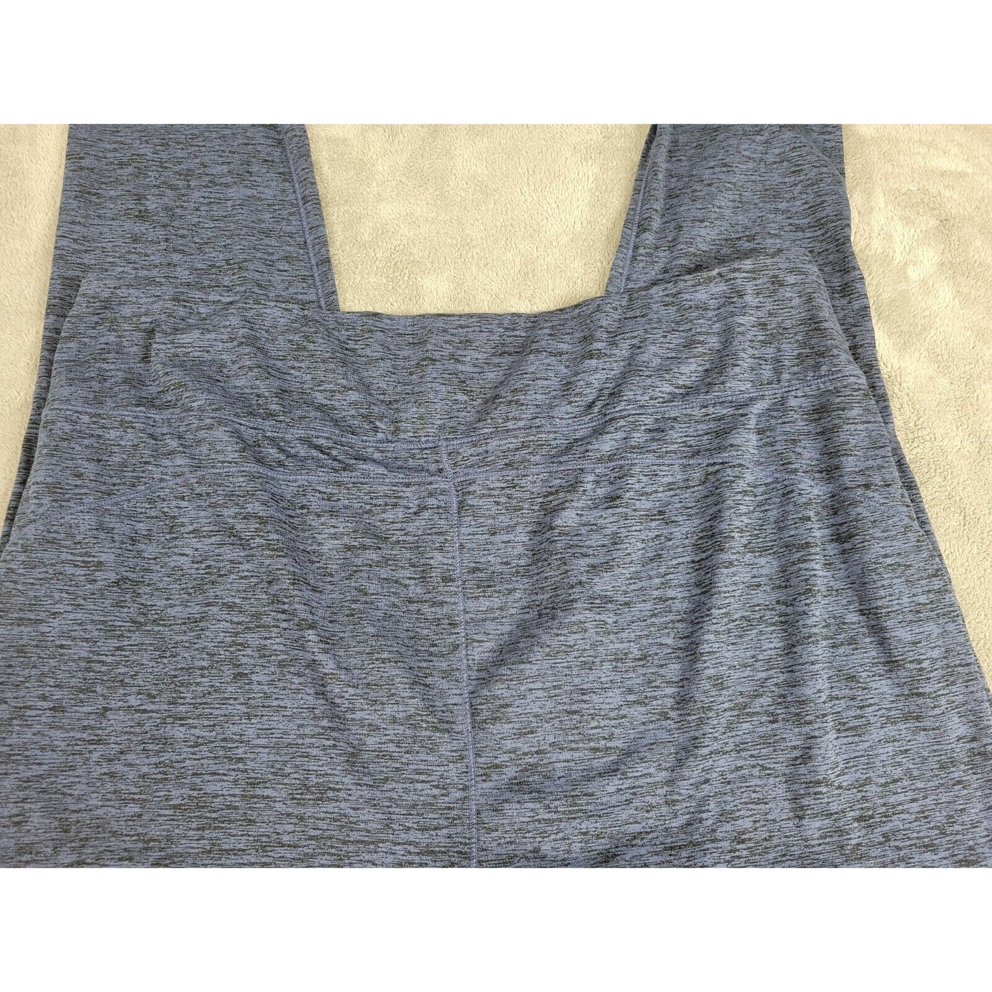Cuddl Duds Women Pants XXL Crop Jogger Stretchy Activewear Blue Heather Exercise