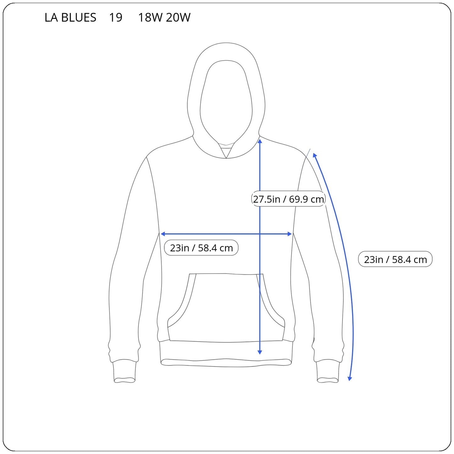 LA Blues 18W Gray Waffle Knit Hoodie Womens Plus Stars Rhinestone A19E