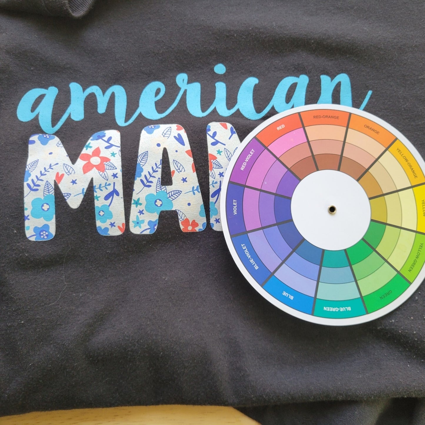 Fourth of July Womens Top XXXL 22 Plus Tee Lightweight American Mama Patriotic