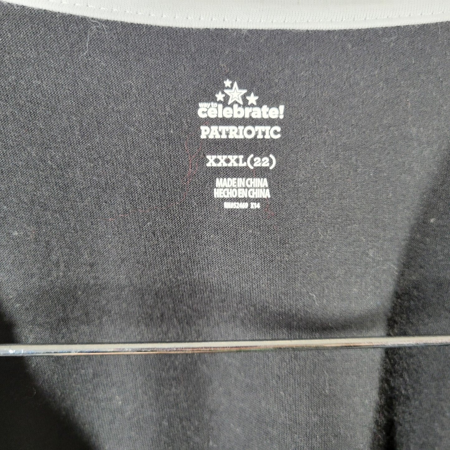 Fourth of July Womens Top XXXL 22 Plus Tee Lightweight American Mama Patriotic