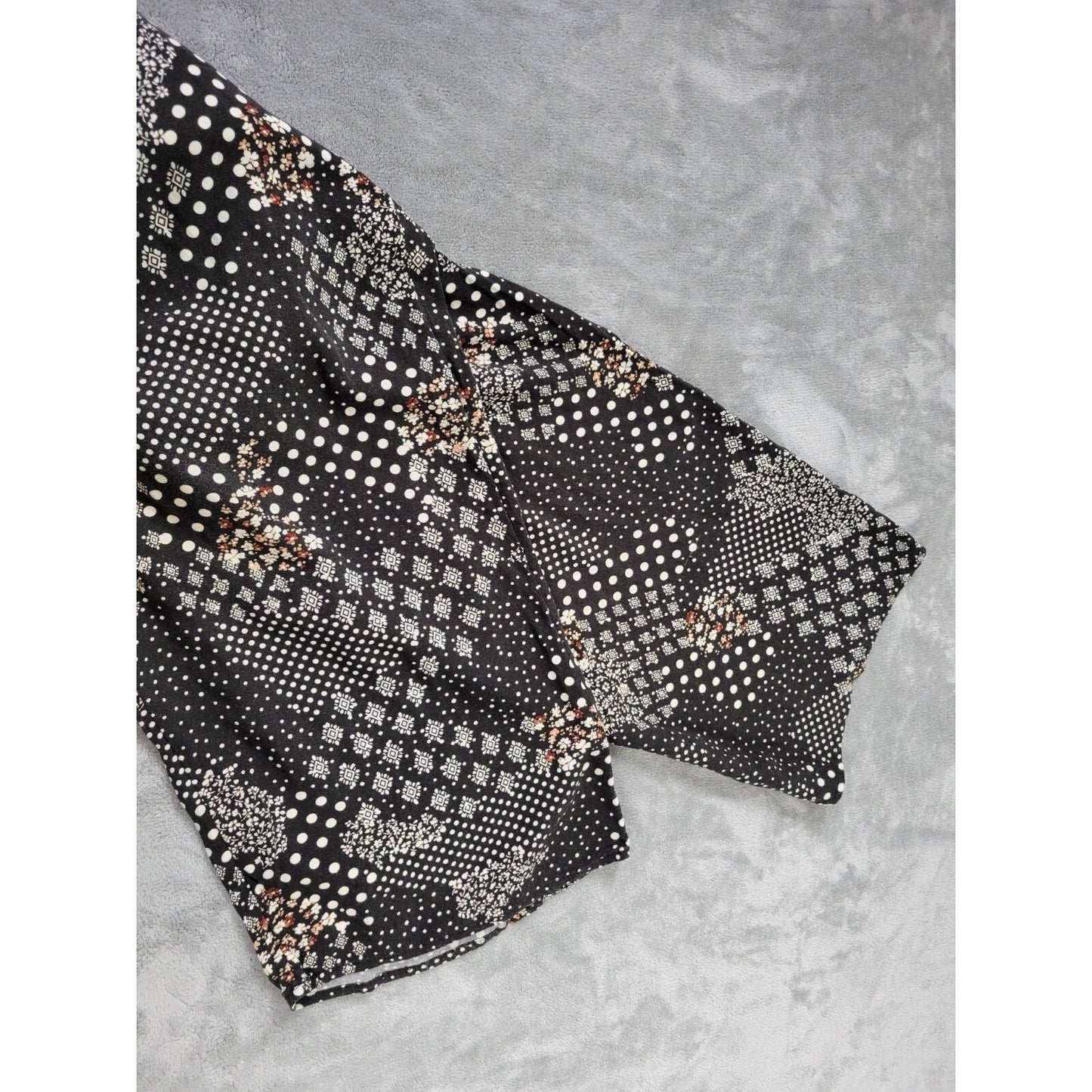 Maurices Womens Pants Extra LargePalazzo  Straight Leg Black Pockets Lightweight