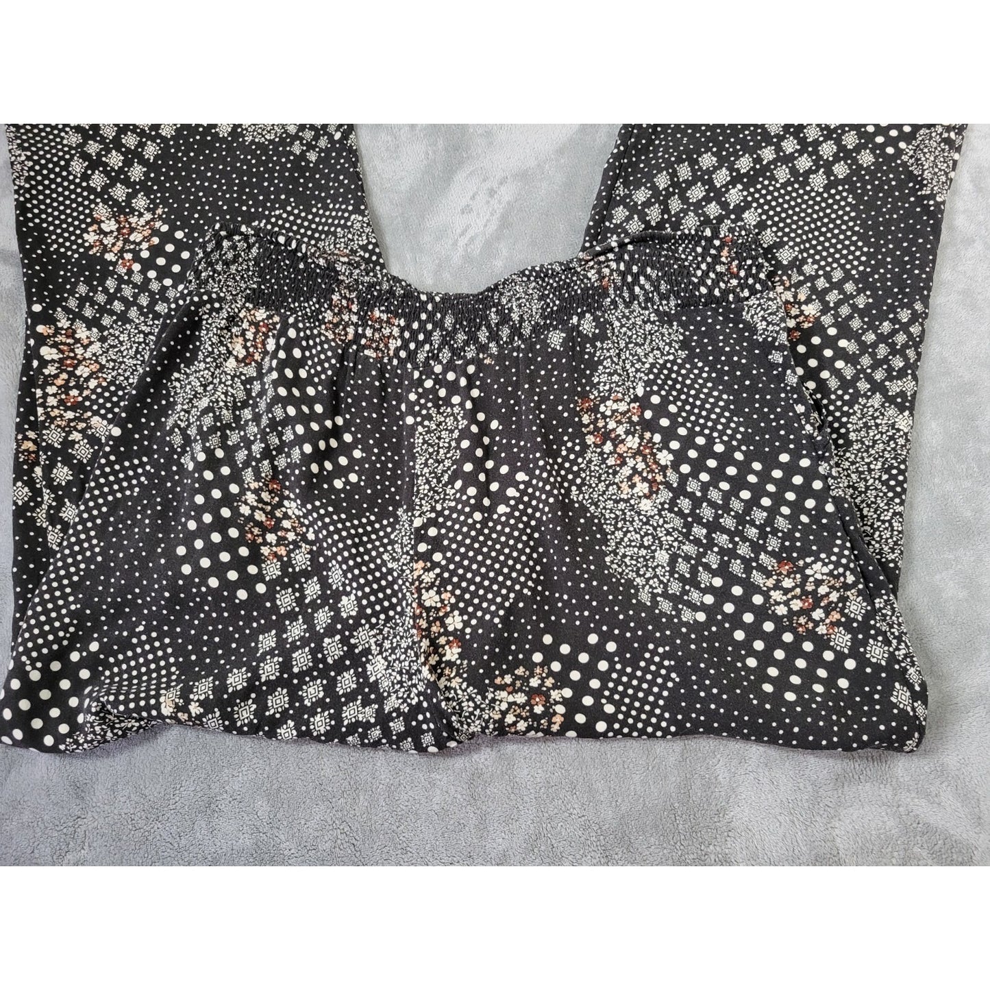 Maurices Womens Pants Extra LargePalazzo  Straight Leg Black Pockets Lightweight