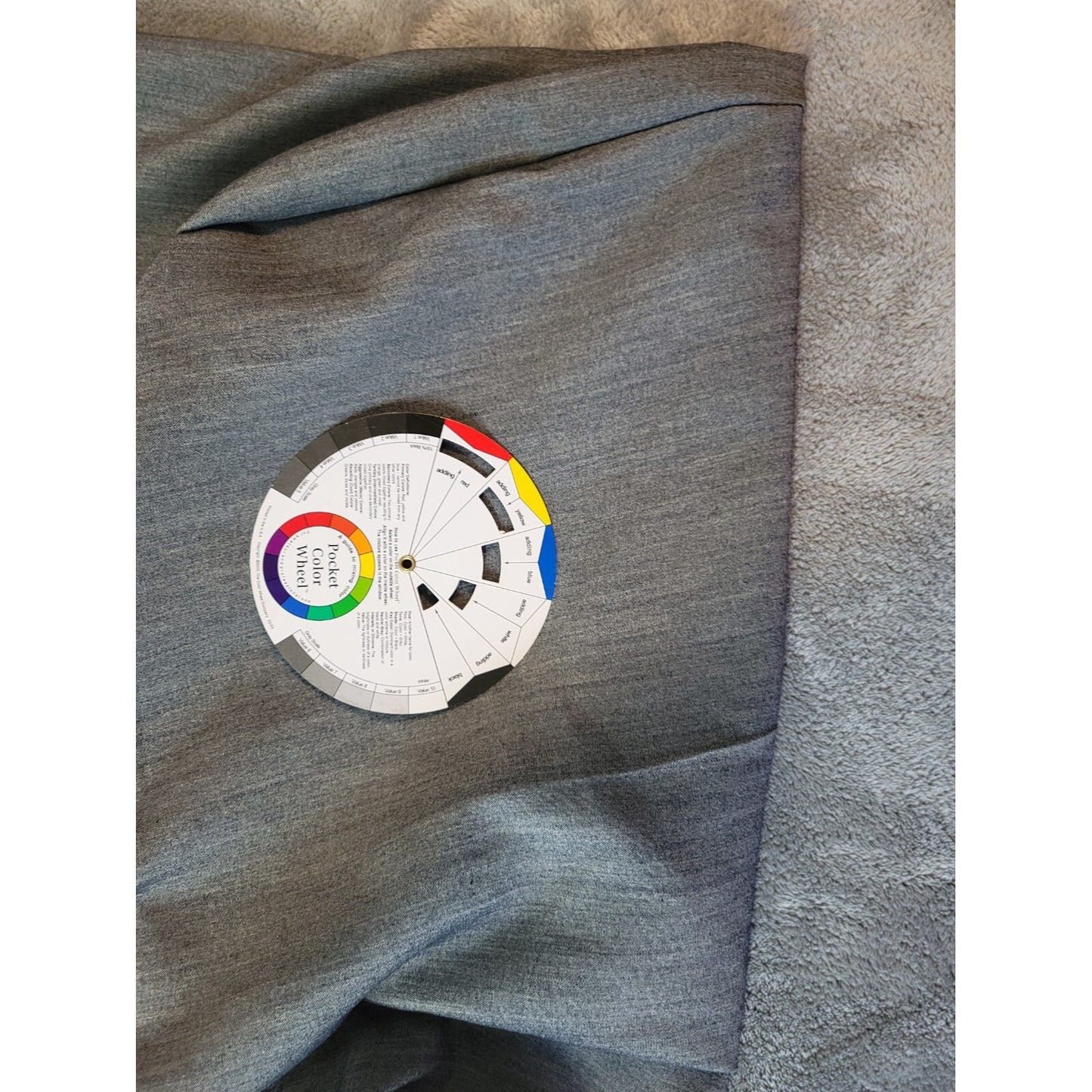 Cato Women Pants 22WP Petite Plus Wide Leg Gray Poly Blend Zip Fly Slash Pockets