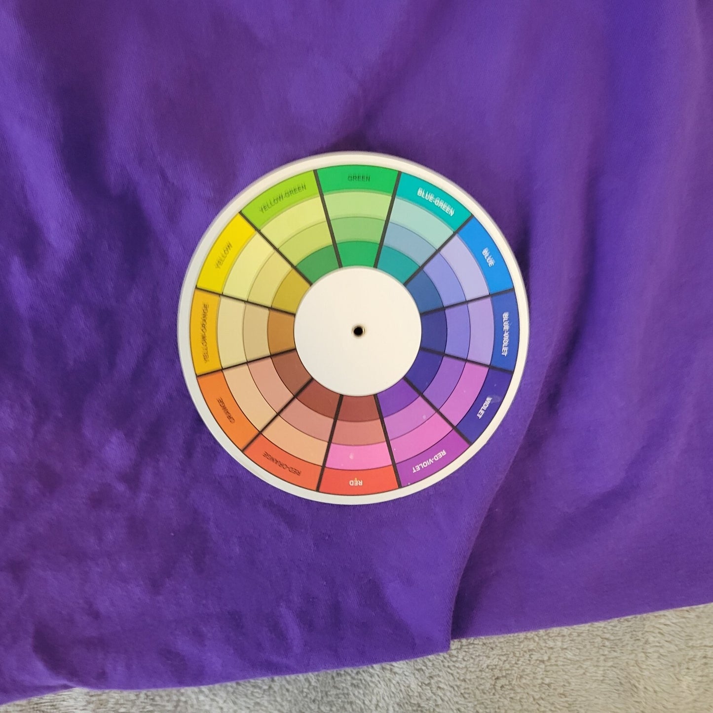 Woman Within Womens Pants 6X Plus Pull On Purple Comfort Waist Cotton Blend