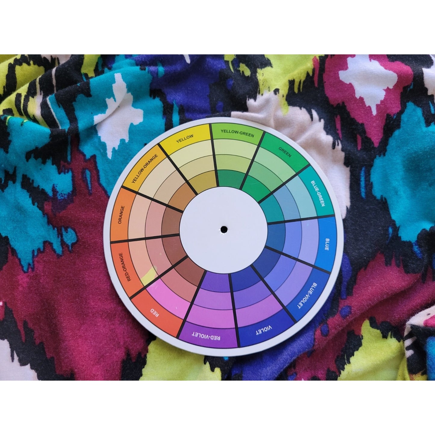 Investments Essentials Womens Top Extra Large XL 3/4 Sleeve Casual Watercolor