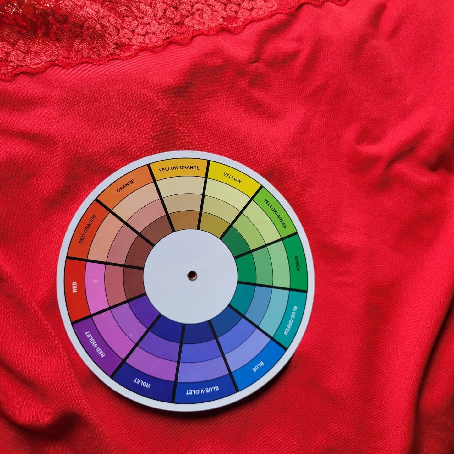 Fashion Bug Women Top 2X Plus Camisole Red Adjustable Spaghetti Lace Trim