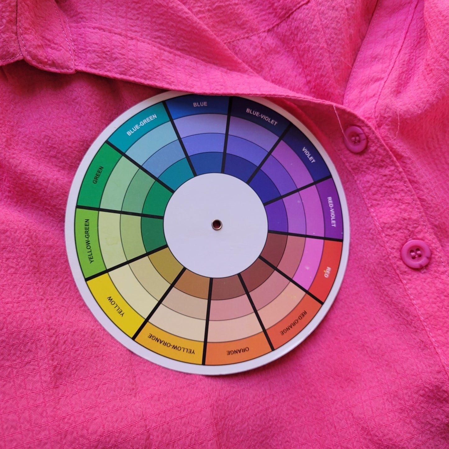 Koret Womens Top XL Roll Tab Sleeve Pink Poly Blend Lightweight Sheer Pintuck